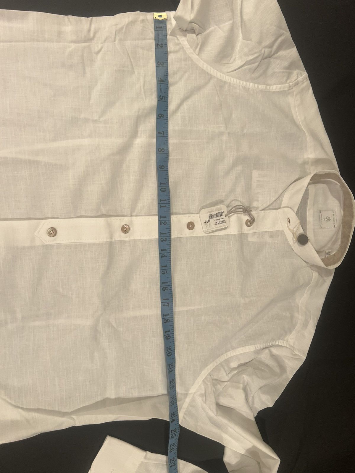 Eleventy Eleventy mens cotton shirt. XL. Size US XL / EU 56 / 4 - 4 Thumbnail