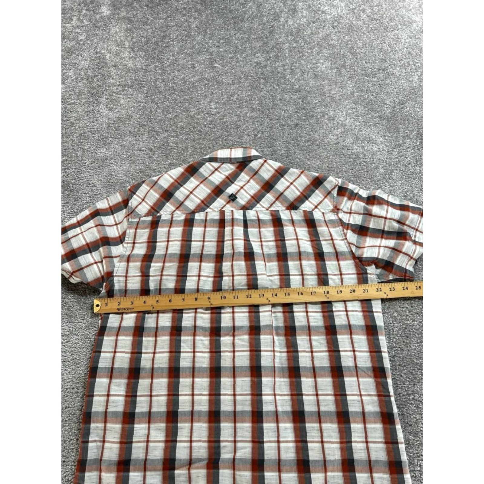 Prana prAna Shirt Mens Large Multicolor Plaid Cotton Pocket Button-Up Casual Outdoor Classic Modern Size US L / EU 52-54 / 3 - 6 Thumbnail