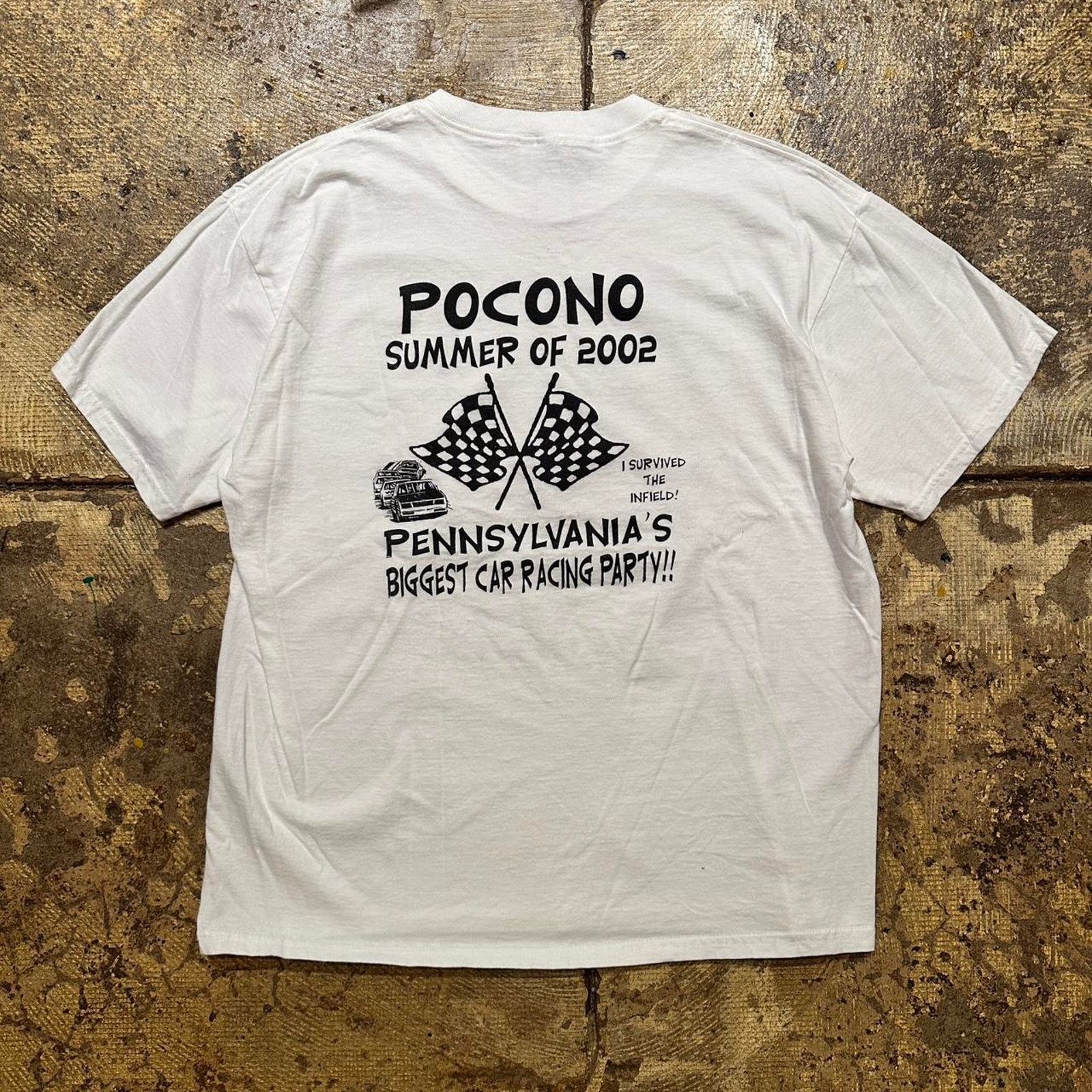 Fruit Of The Loom Vintage 2002 pocono pennsylvania 500 Size US M / EU 48-50 / 2 - 2 Thumbnail