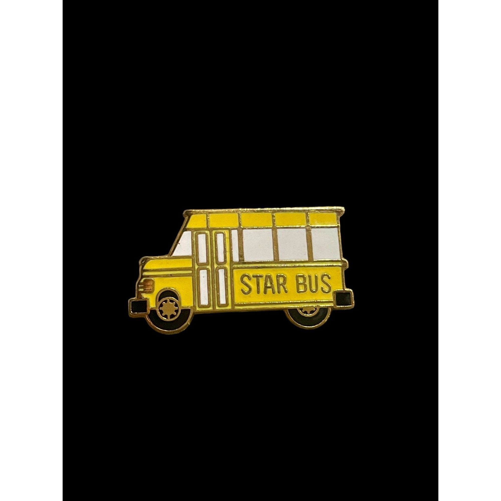Vintage Vintage Yellow School Star Bus Teacher and Students Enamel B Size ONE SIZE - 2 Thumbnail