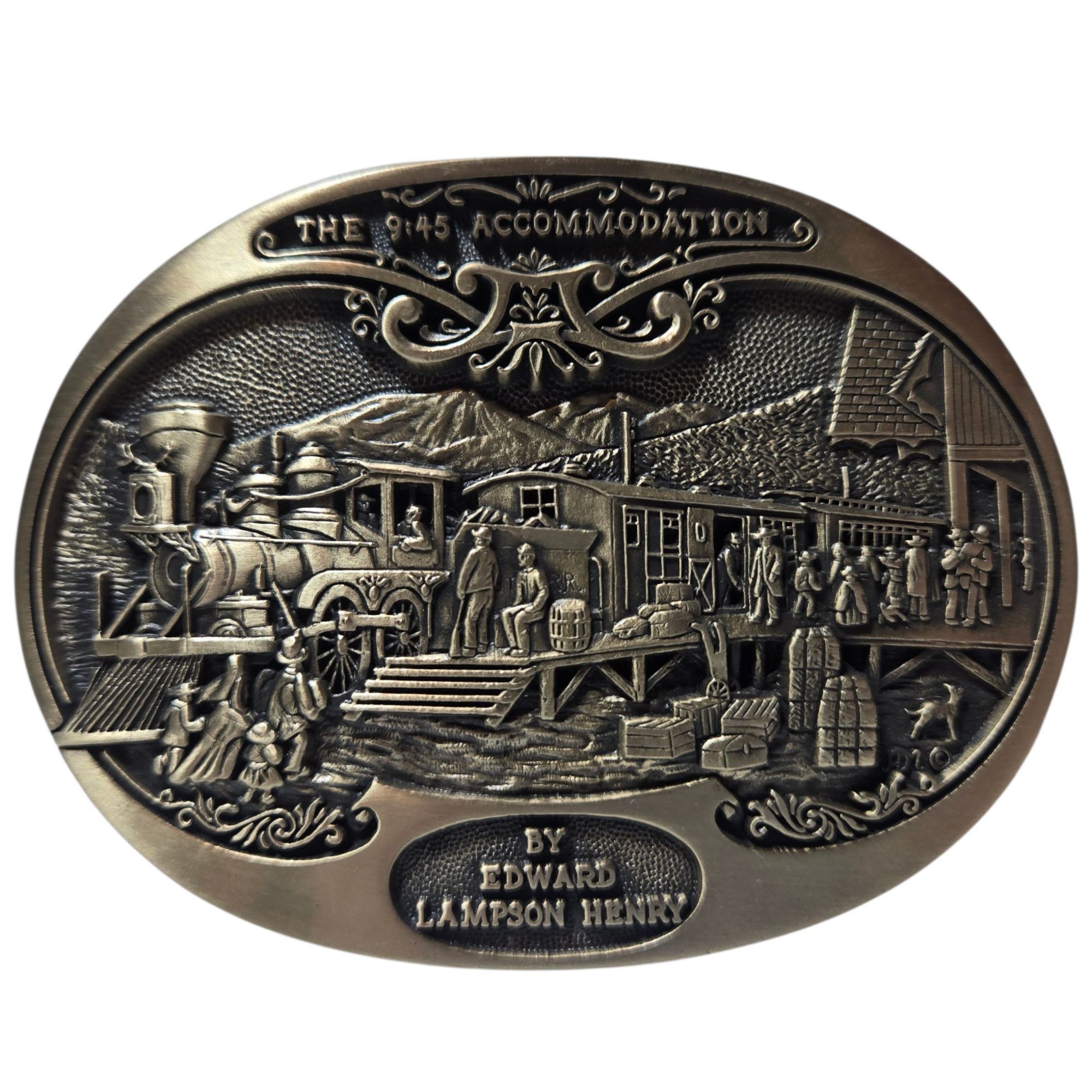 Other 9:45 Accommodation Belt Buckle Edward Lamson Henry American Size ONE SIZE - 6 Thumbnail
