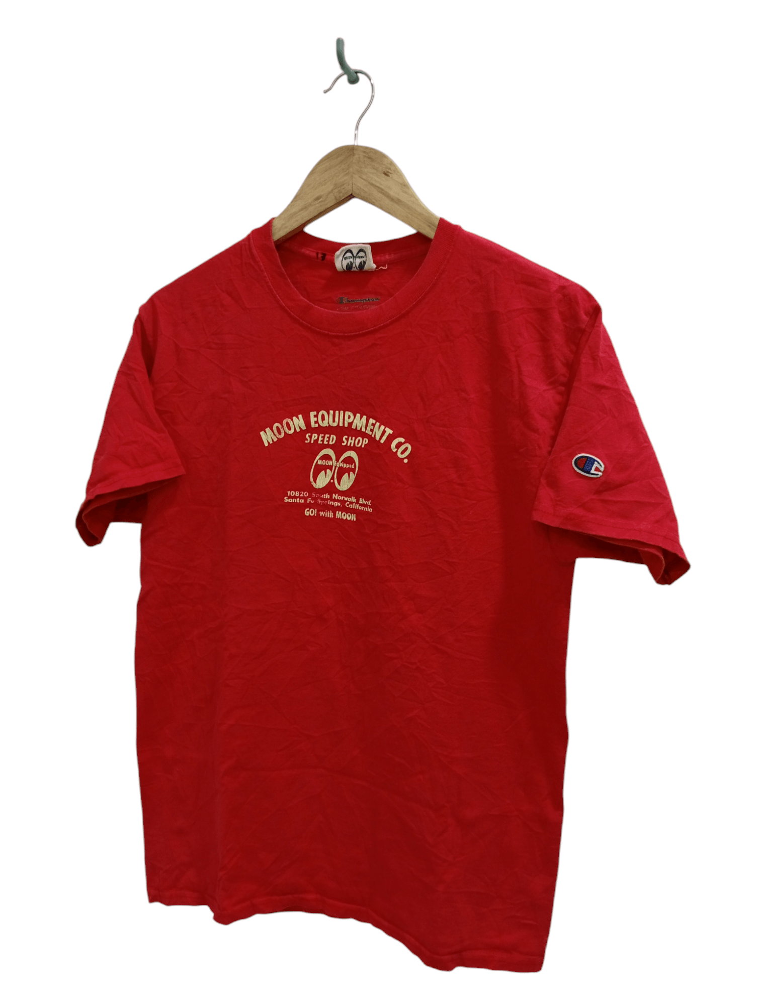 Champion × Japanese Brand × Vintage 🔥🔥Moon Eye x Champion T-Shirt Size US M / EU 48-50 / 2 - 3 Thumbnail