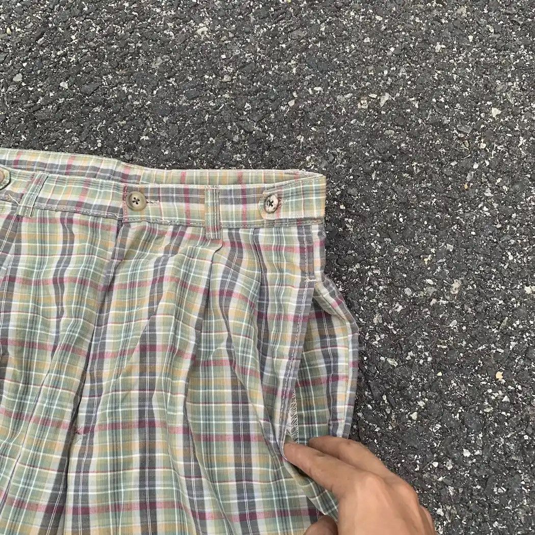 Henry Cotton's × Vintage Vintage HENRY COTTON’S Check Chino Plaid Pants W29 Size US 29 - 4 Thumbnail