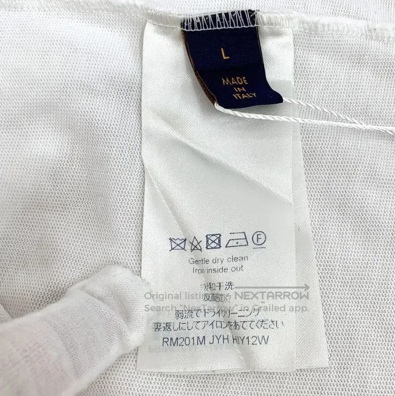 Louis Vuitton Louis Vuitton White Cotton T-Shirt for Men . Size US L / EU 52-54 / 3 - 7 Thumbnail
