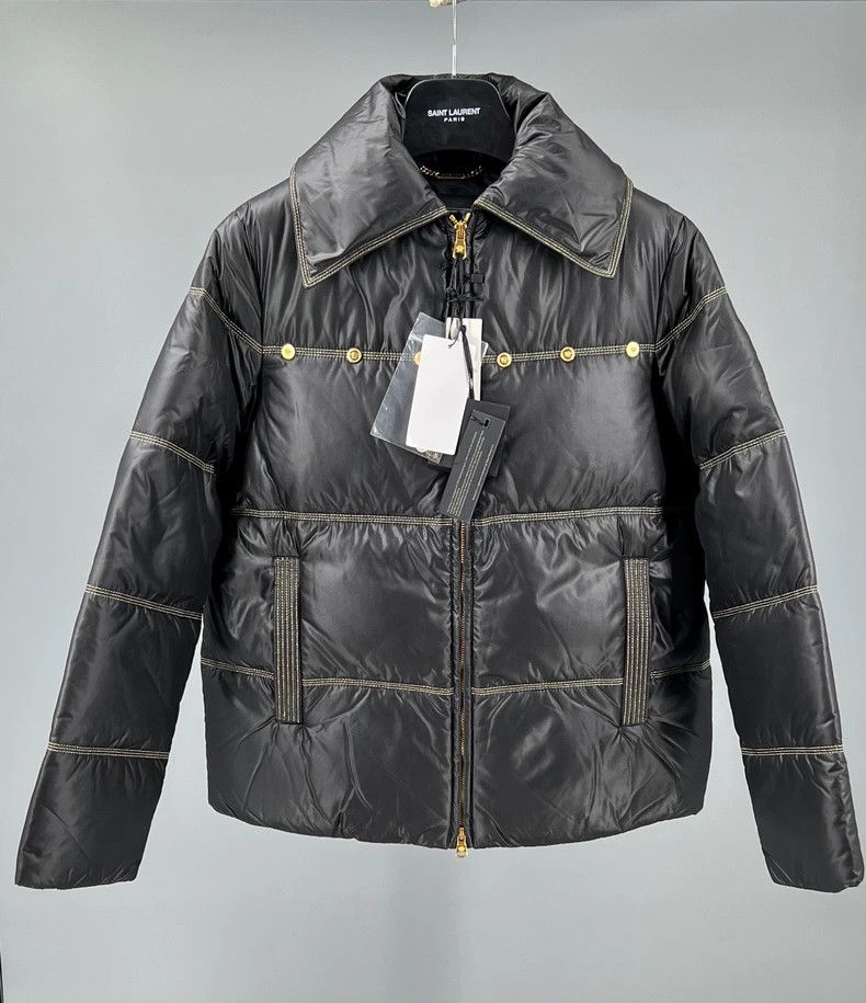 Versace Versace Black goose down jacket coat Size M / US 6-8 / IT 42-44 - 1 Thumbnail