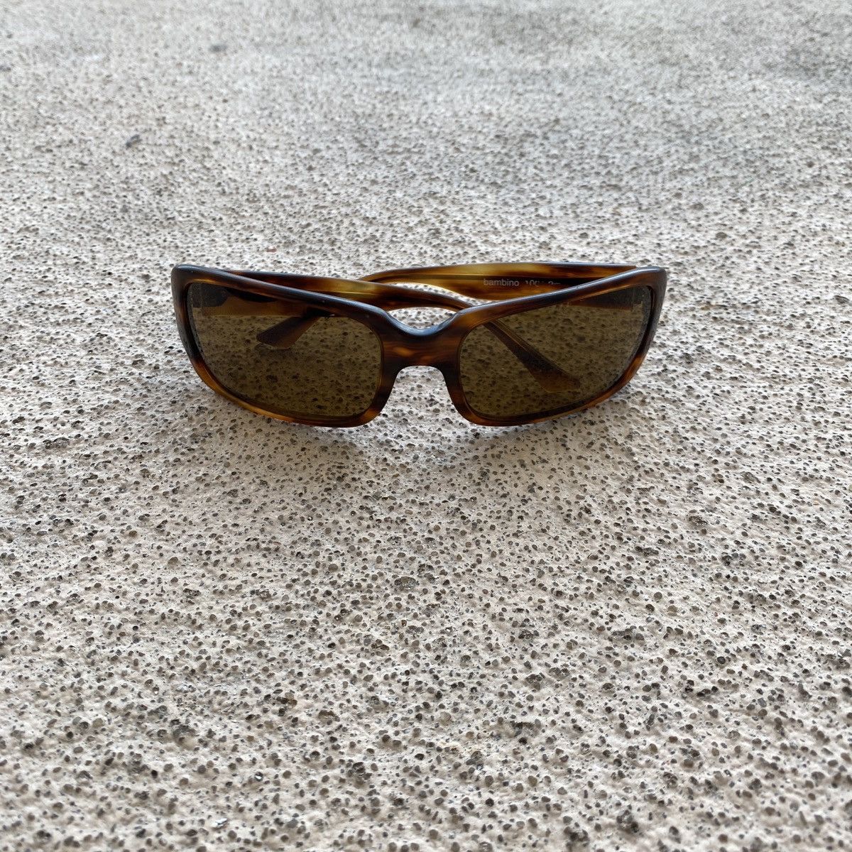 Designer × Vintage vintage Blinde Bambino Sunglasses browm tiger RARE logo Size ONE SIZE - 1 Thumbnail