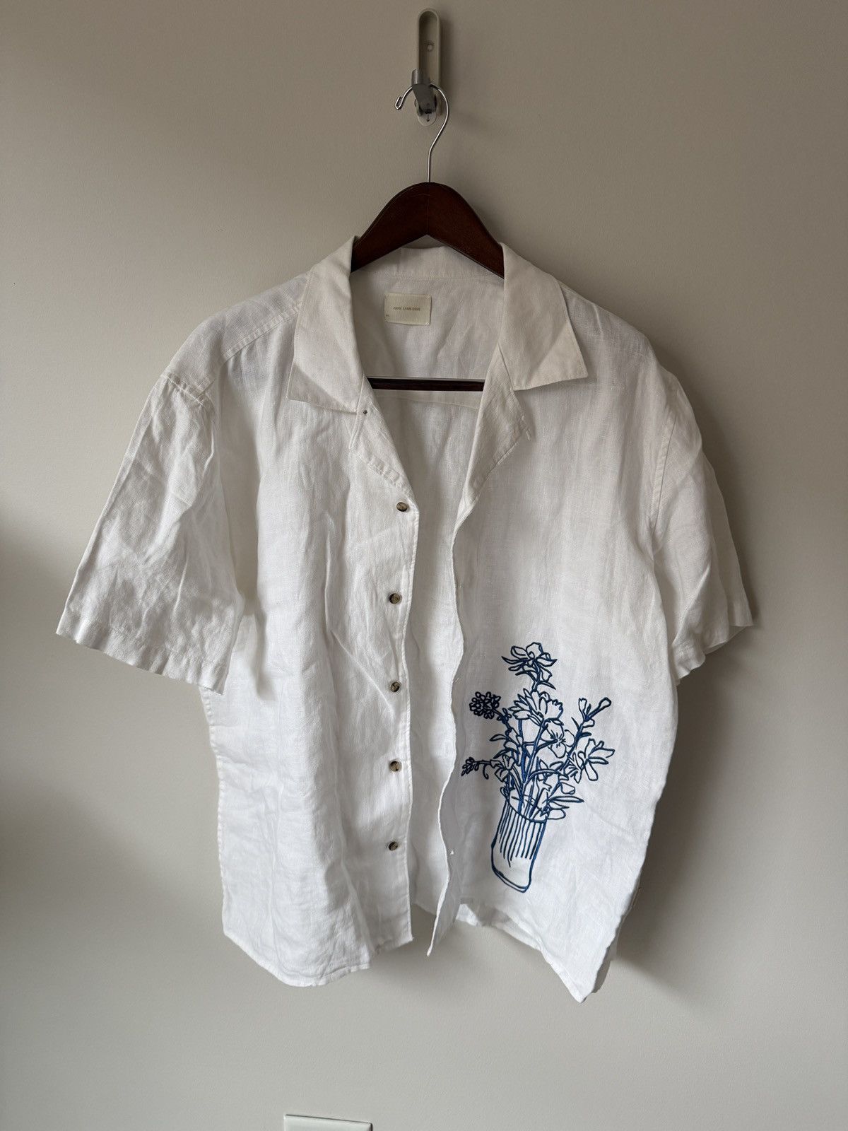 Aime Leon Dore Linen Bouquet Camp Collar Shirt XL Size US XL / EU 56 / 4 - 1 Thumbnail
