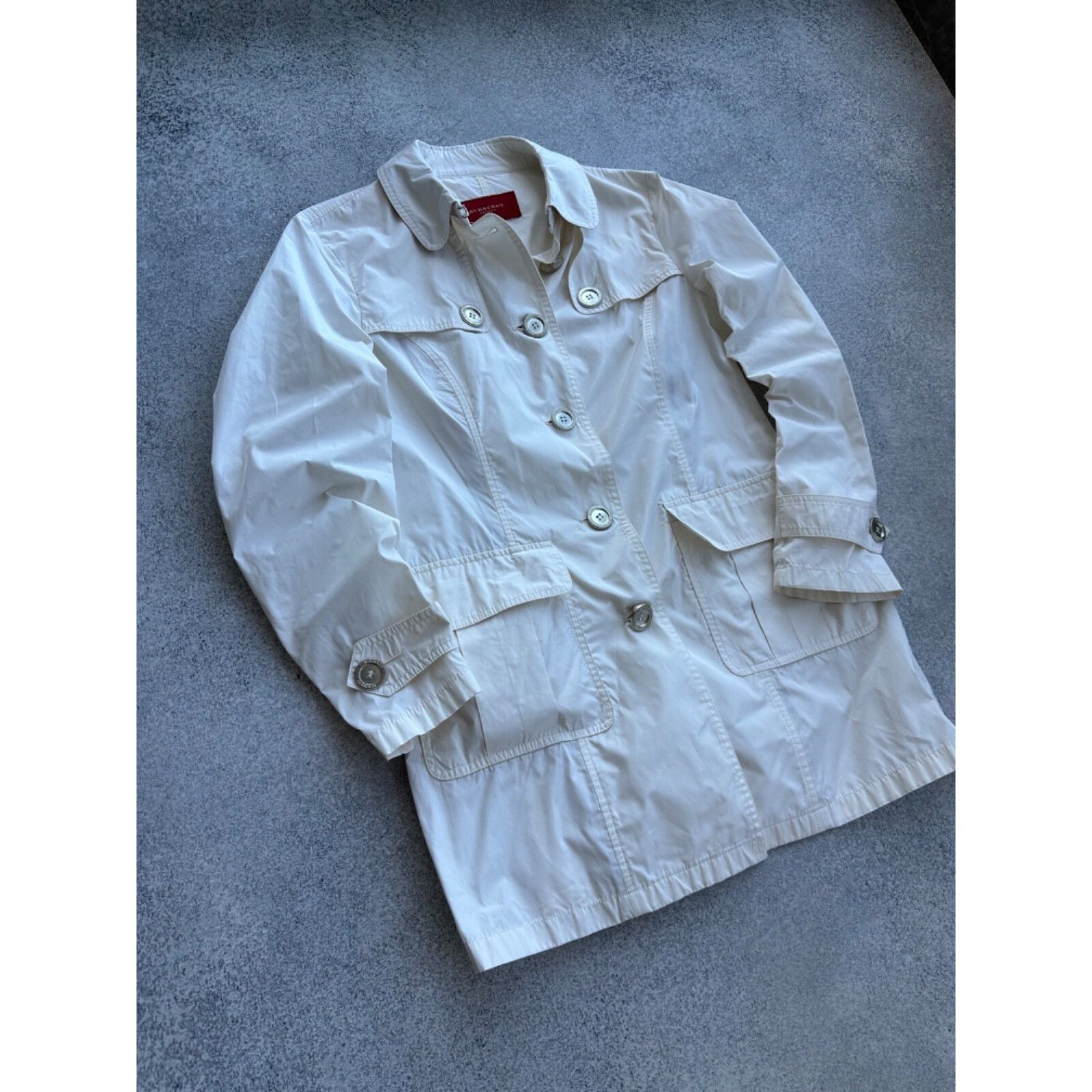 Burberry VTG Burberry Red Label White Woman Trench Coat Size M / US 6-8 / IT 42-44 - 8 Thumbnail