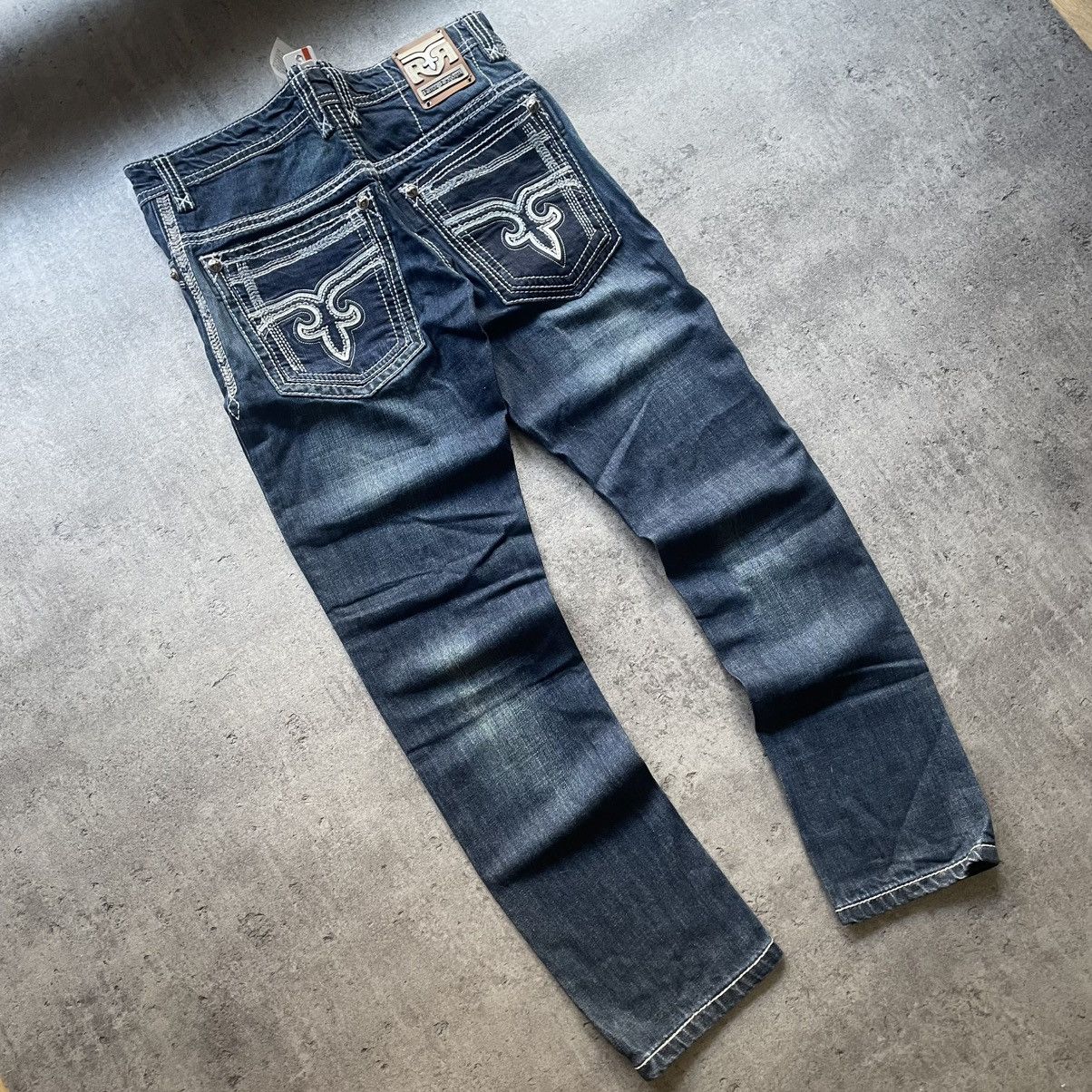 Rock Revival × Vintage NWT Rock Revival Cyrek Chrome Hearts Style Pants Size US 34 / EU 50 - 2 Thumbnail