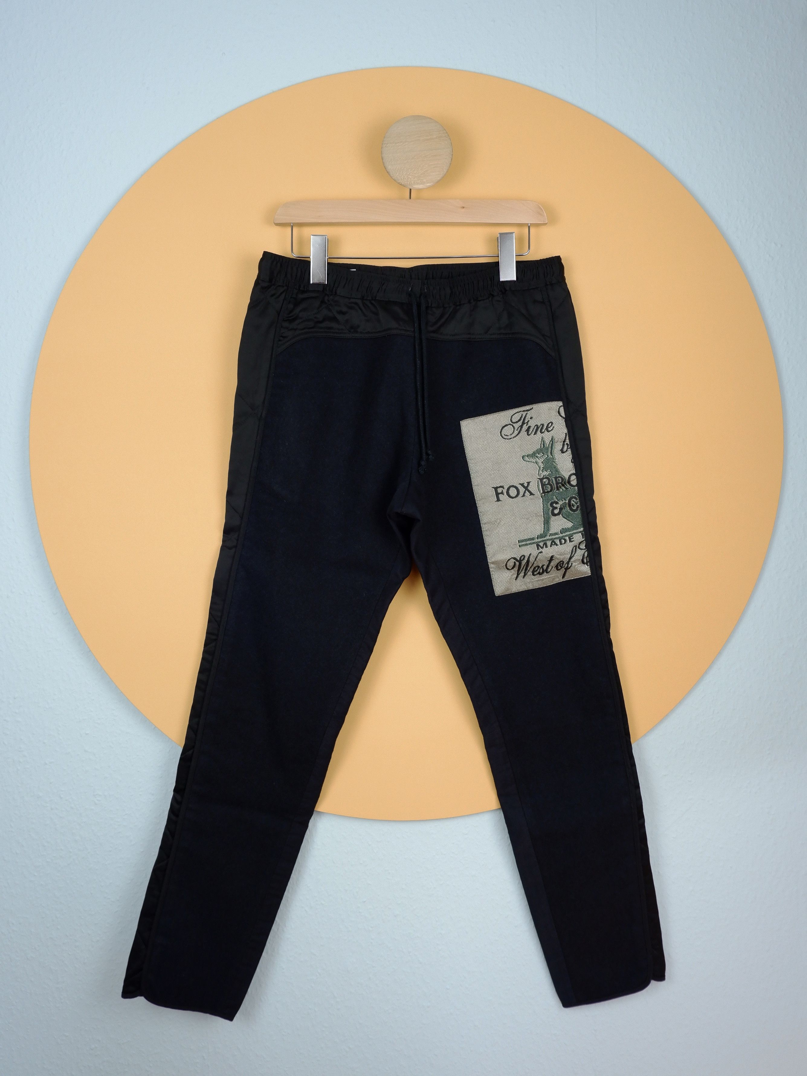 image of Dries Van Noten Wool Sweatpants Aw17 in Navy, Men's (Size 32)