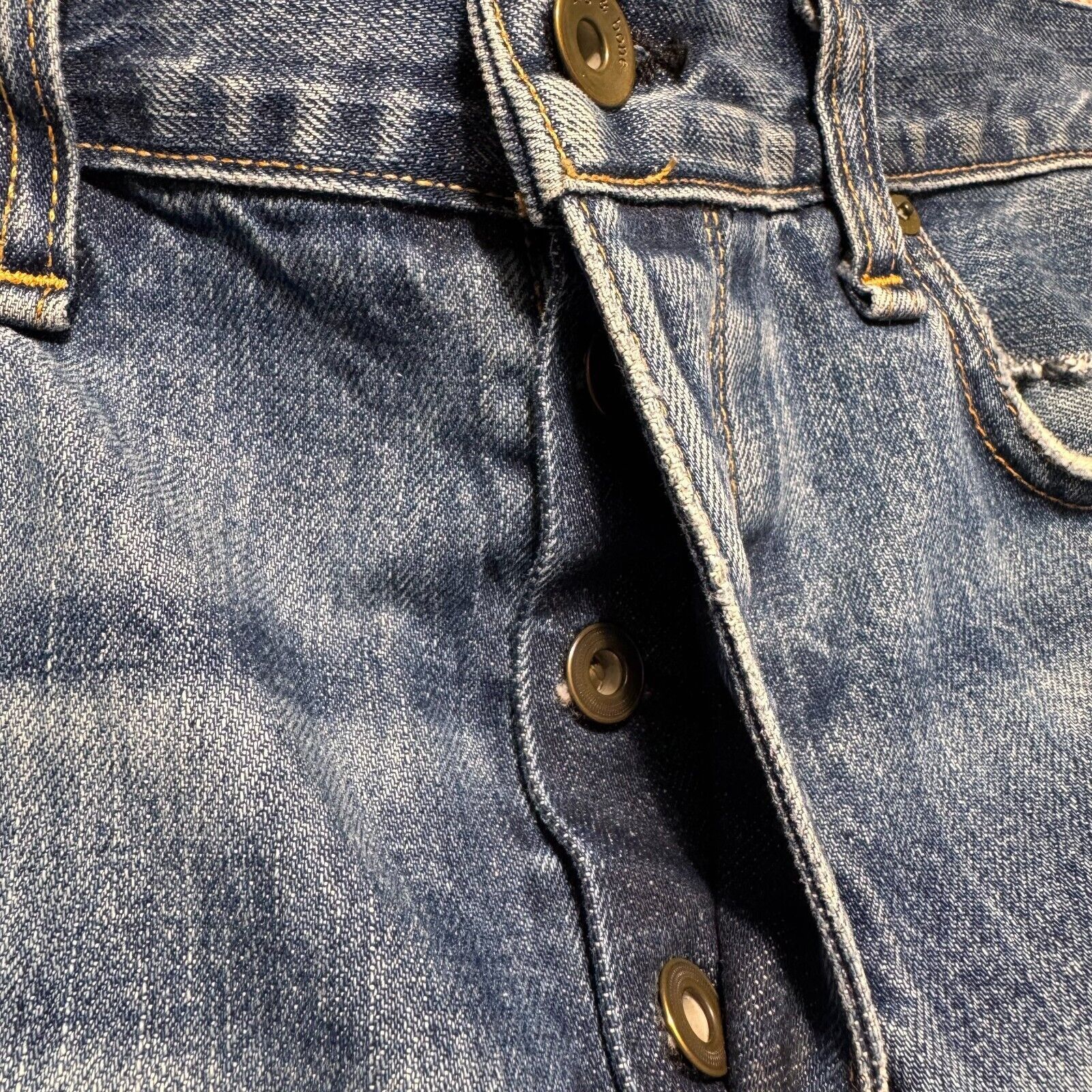 Rag & Bone rag & bone Standard Issue Distressed Denim Fit 2 Slim Leg Size US 33 - 11 Thumbnail
