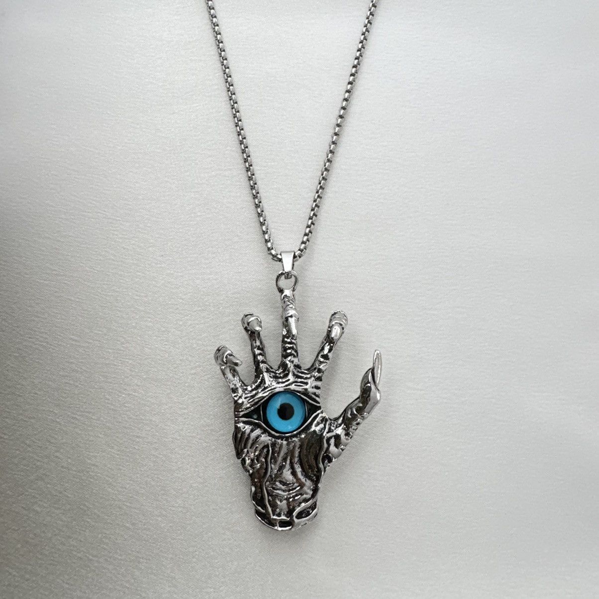 Other Evil Eye Hand Pendant Necklace for Men Women,Unisex Style Size ONE SIZE - 1 Thumbnail