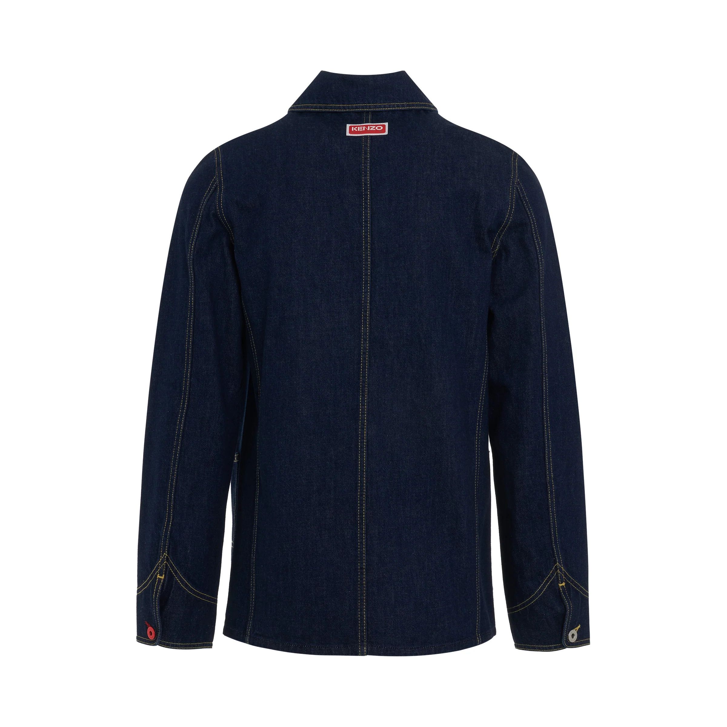 Kenzo o1mris0824 Workwear Jacket in Navy Blue Size US S / EU 44-46 / 1 - 4 Thumbnail