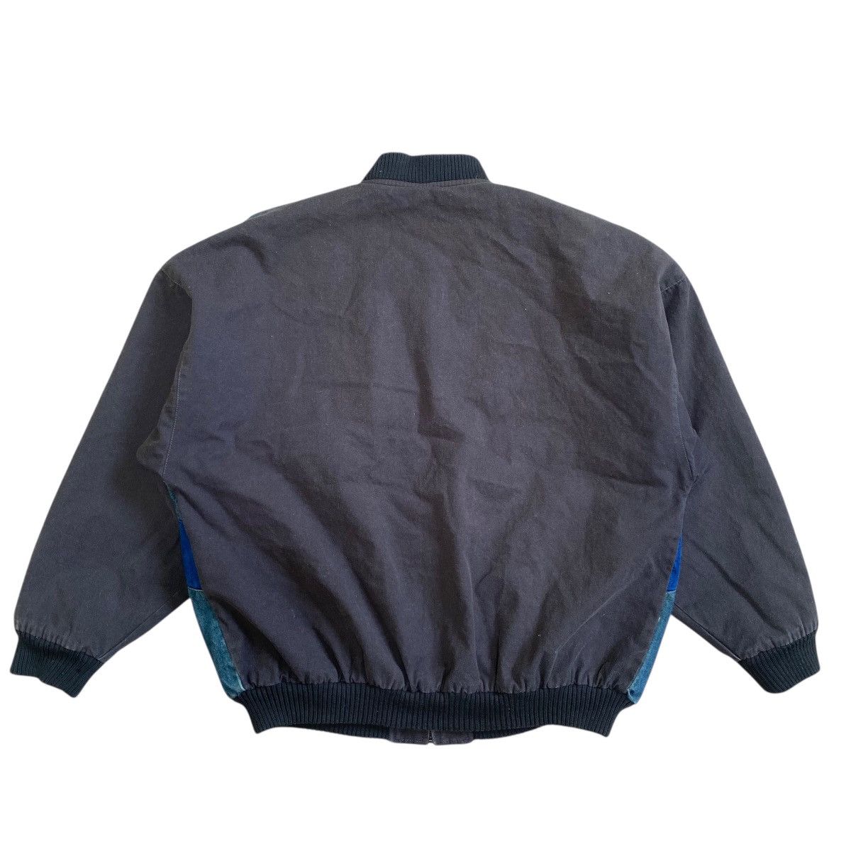 Japanese Brand × Vintage 💥 80s WATERSKY DENIM BOXY BOMBER JACKET Size US M / EU 48-50 / 2 - 9 Thumbnail