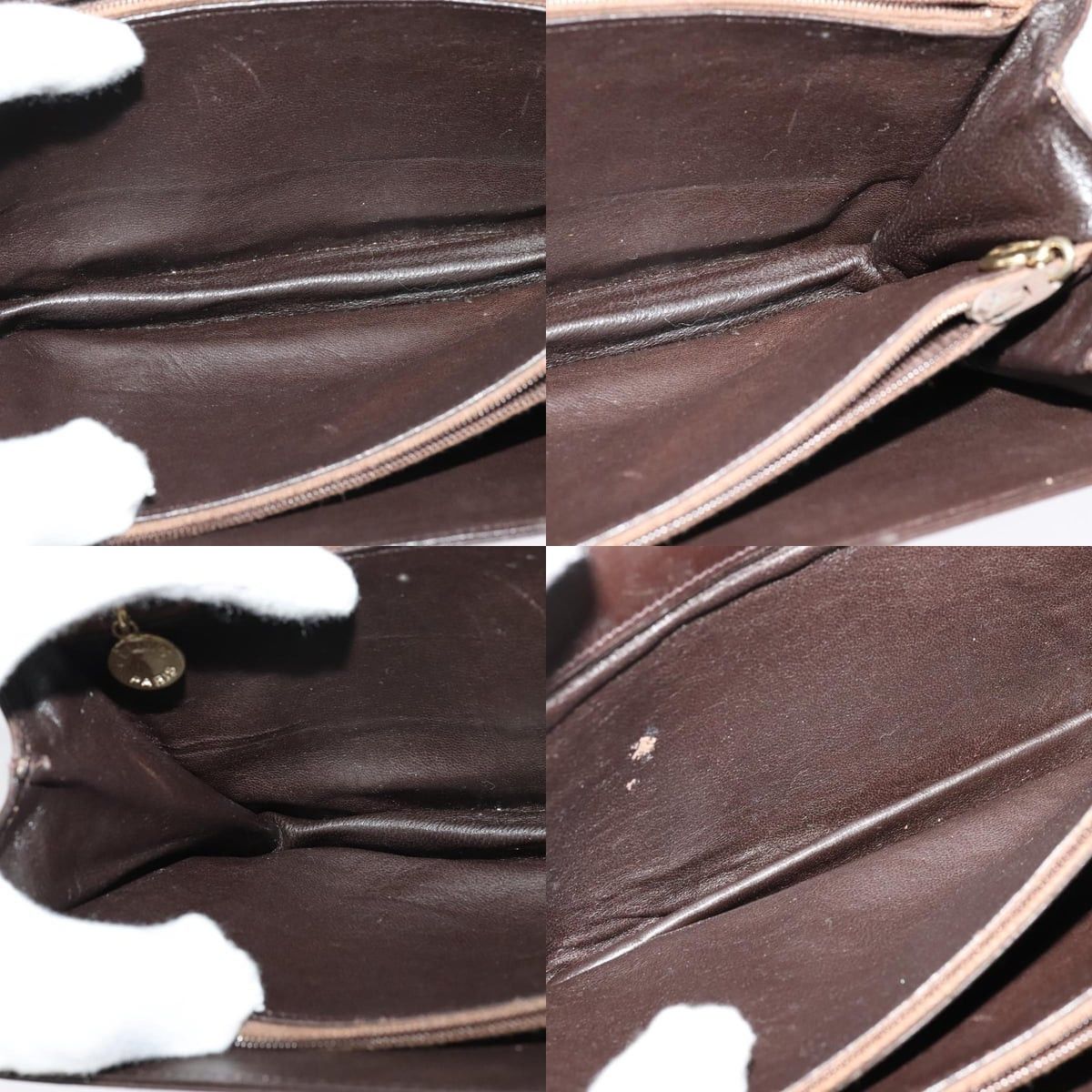 Celine CELINE C Sulky Shoulder Bag Canvas Brown Gold Size ONE SIZE - 12 Thumbnail