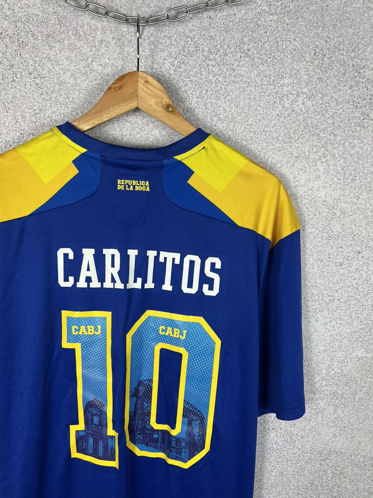 Adidas Adidas Boca Juniors Carlitos #10 Tevez Soccer Jersey 4XL Size US XXL / EU 58 / 5 - 4 Thumbnail