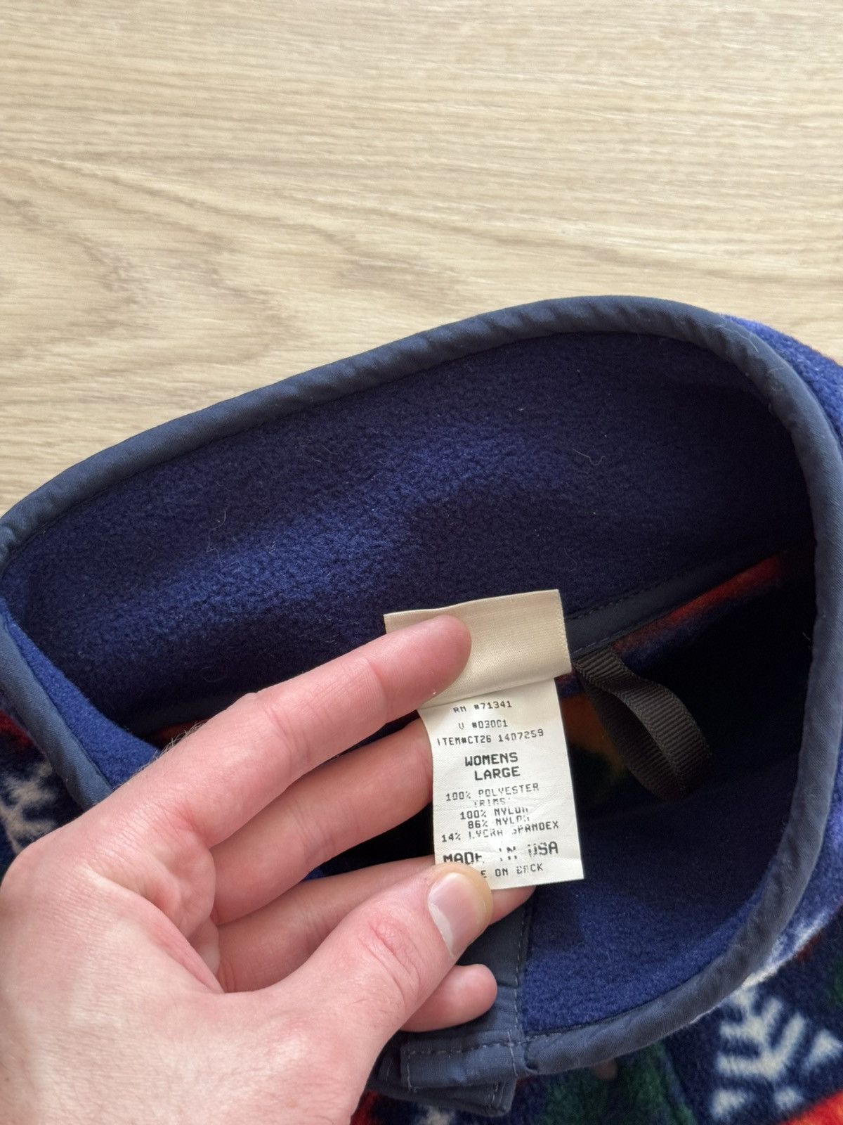 L.L. Bean Vintage 00’s L.L. Bean Over Print Fleece Pullover Size US L / EU 52-54 / 3 - 6 Thumbnail