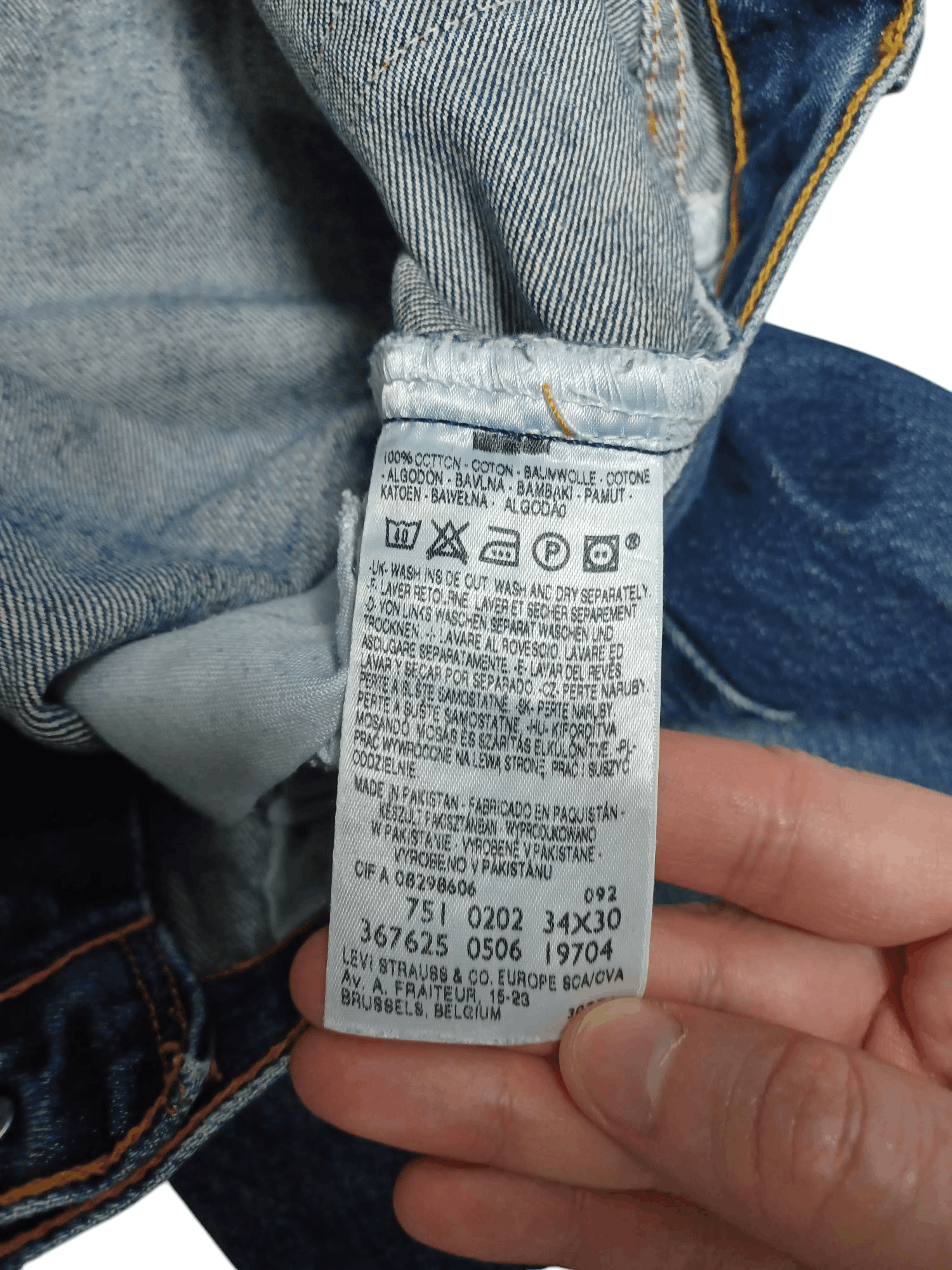 Levi's Vintage Clothing LEVIS 751 VINTAGE 00S 90S JEANS DENIM W34 L30 Size US 34 / EU 50 - 5 Thumbnail