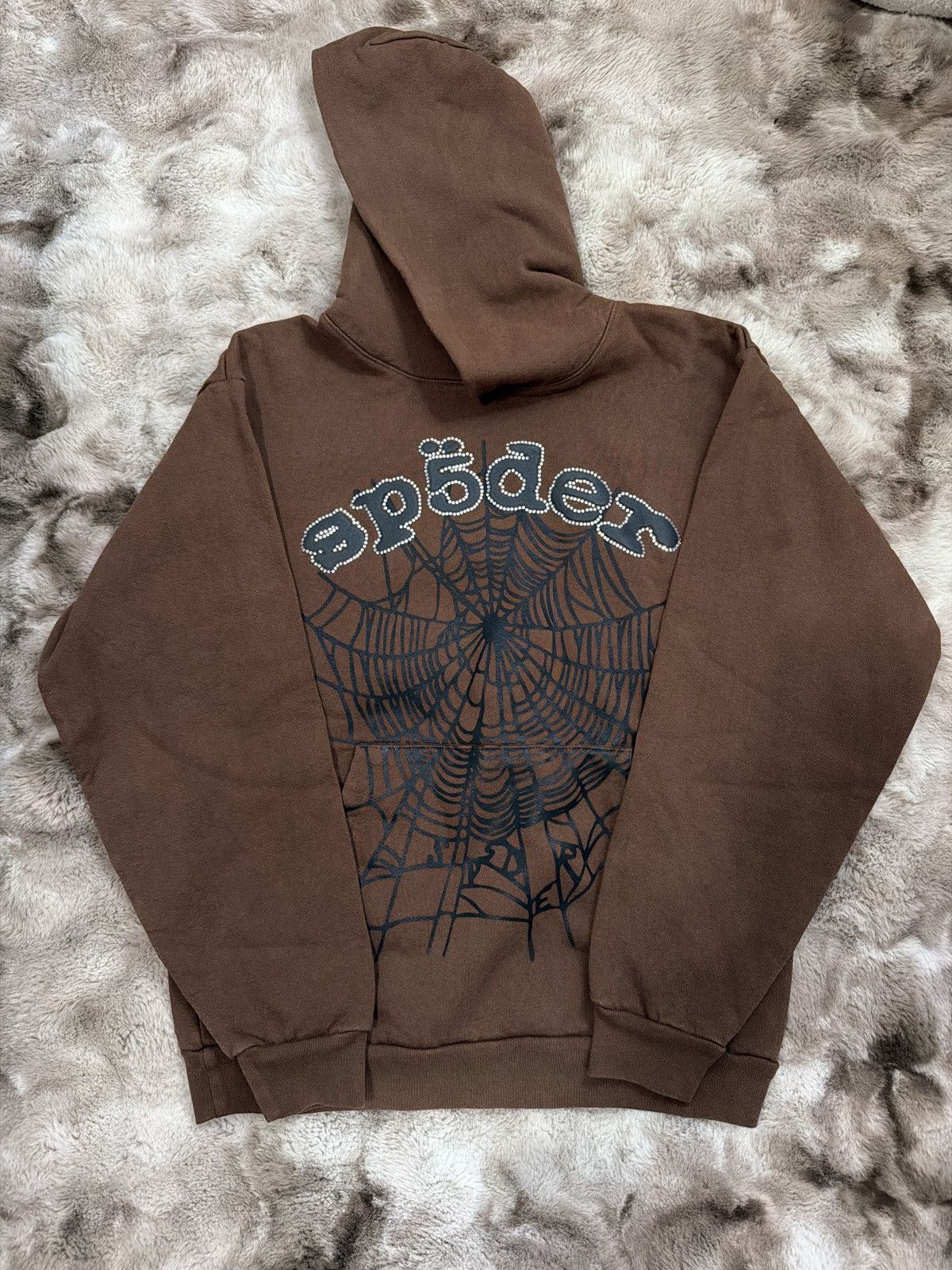 Sp5der Sp5der Rhinestone Hoodie Size US M / EU 48-50 / 2 - 1 Thumbnail