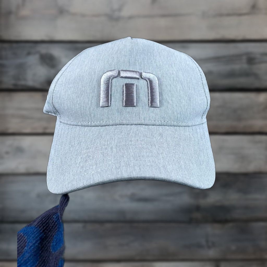 TravisMathew Travis Mathew Embroidered Snapback Hat Golf Adult One Size Gray Logo Cap Size ONE SIZE - 1 Thumbnail