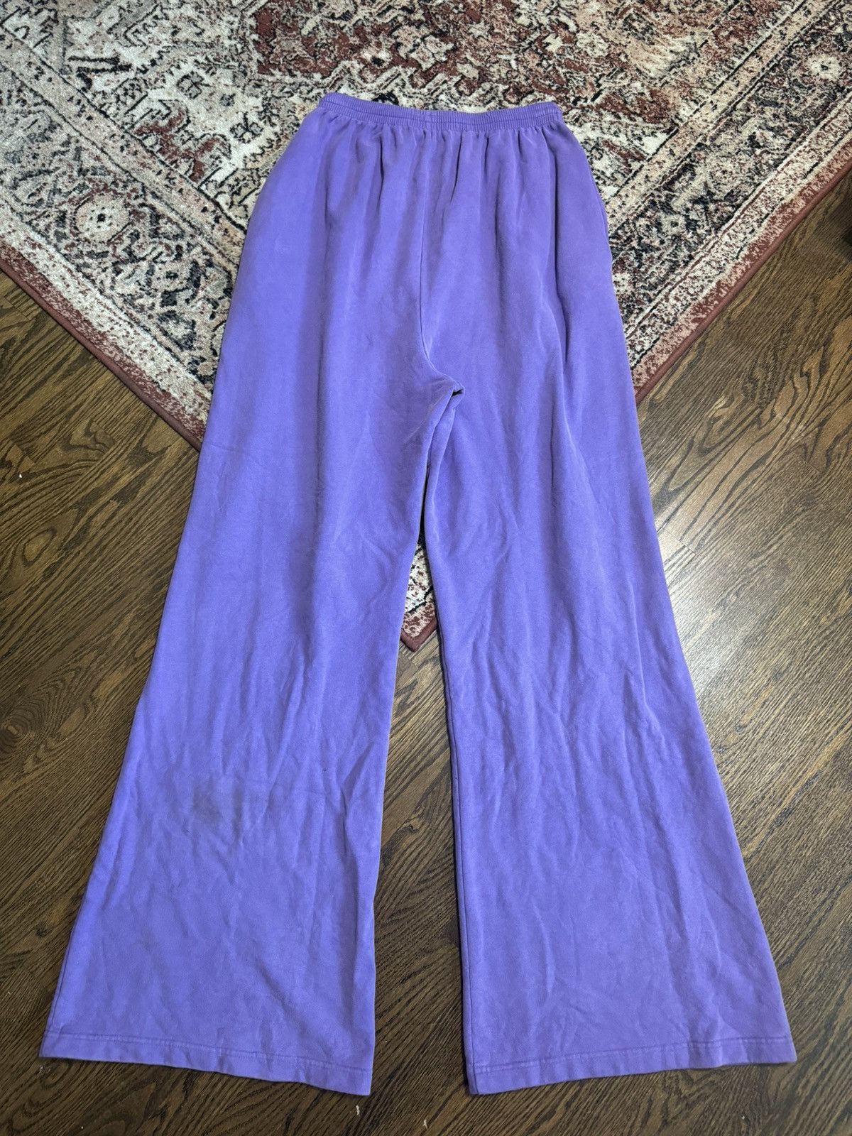 Balenciaga Balenciaga Wrinkled Wide Leg Sweatpants Size US 32 / EU 48 - 4 Thumbnail