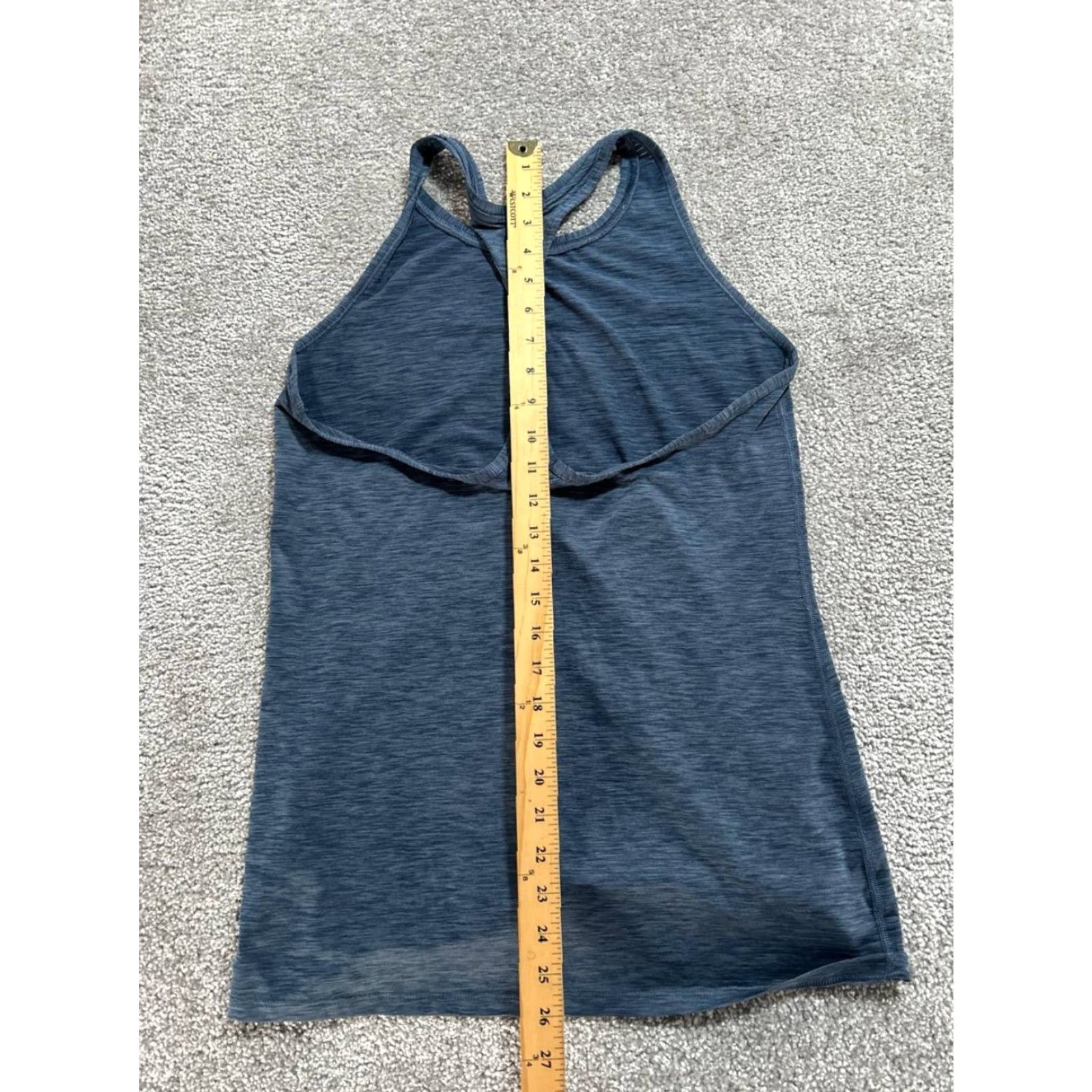 Athleta Athleta Transcend Racerback Tank Top Womens Small Gray Stretch Yoga Shirt Size S / US 4 / IT 40 - 4 Thumbnail