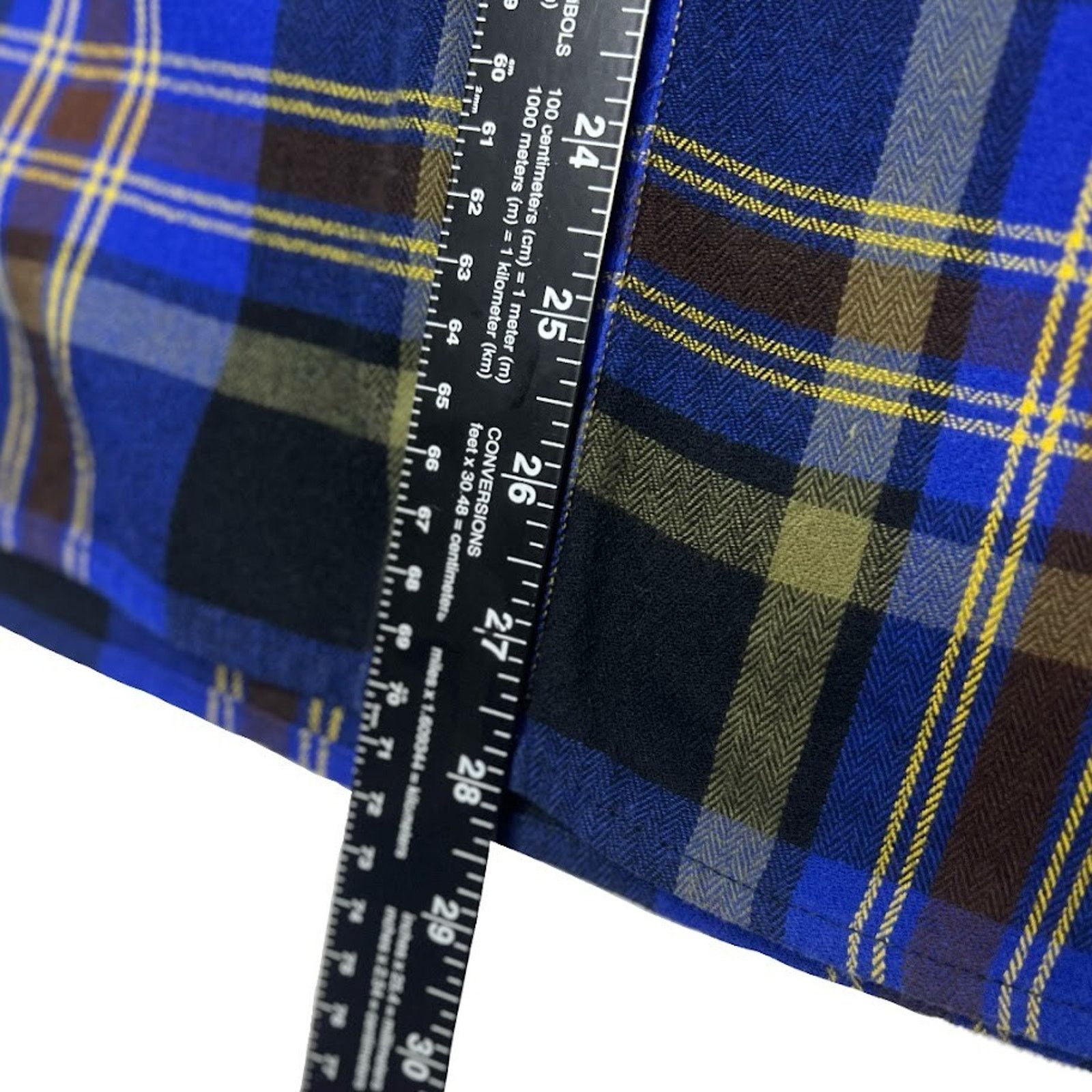 Levi's Levi's Mens Flannel Shirt Small Blue Black Plaid Long Sleeve Size US S / EU 44-46 / 1 - 3 Thumbnail