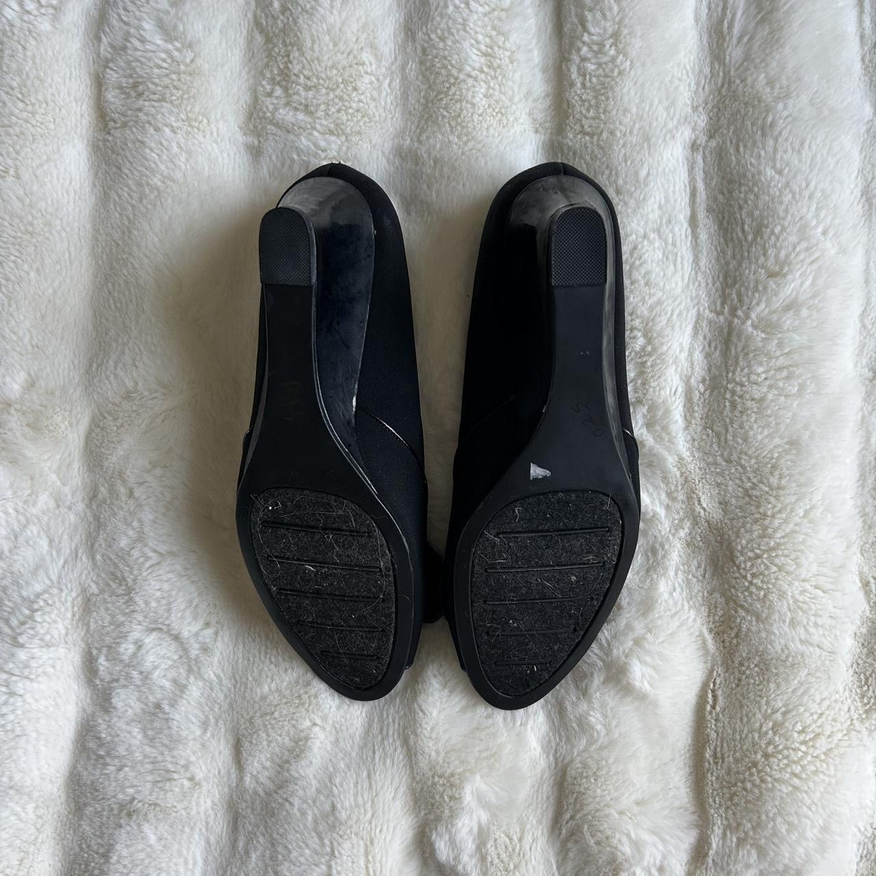 Other impo black peep toe kitten wedge heels ⋆˙⟡ Size US 9.5 / IT 39.5 - 4 Thumbnail