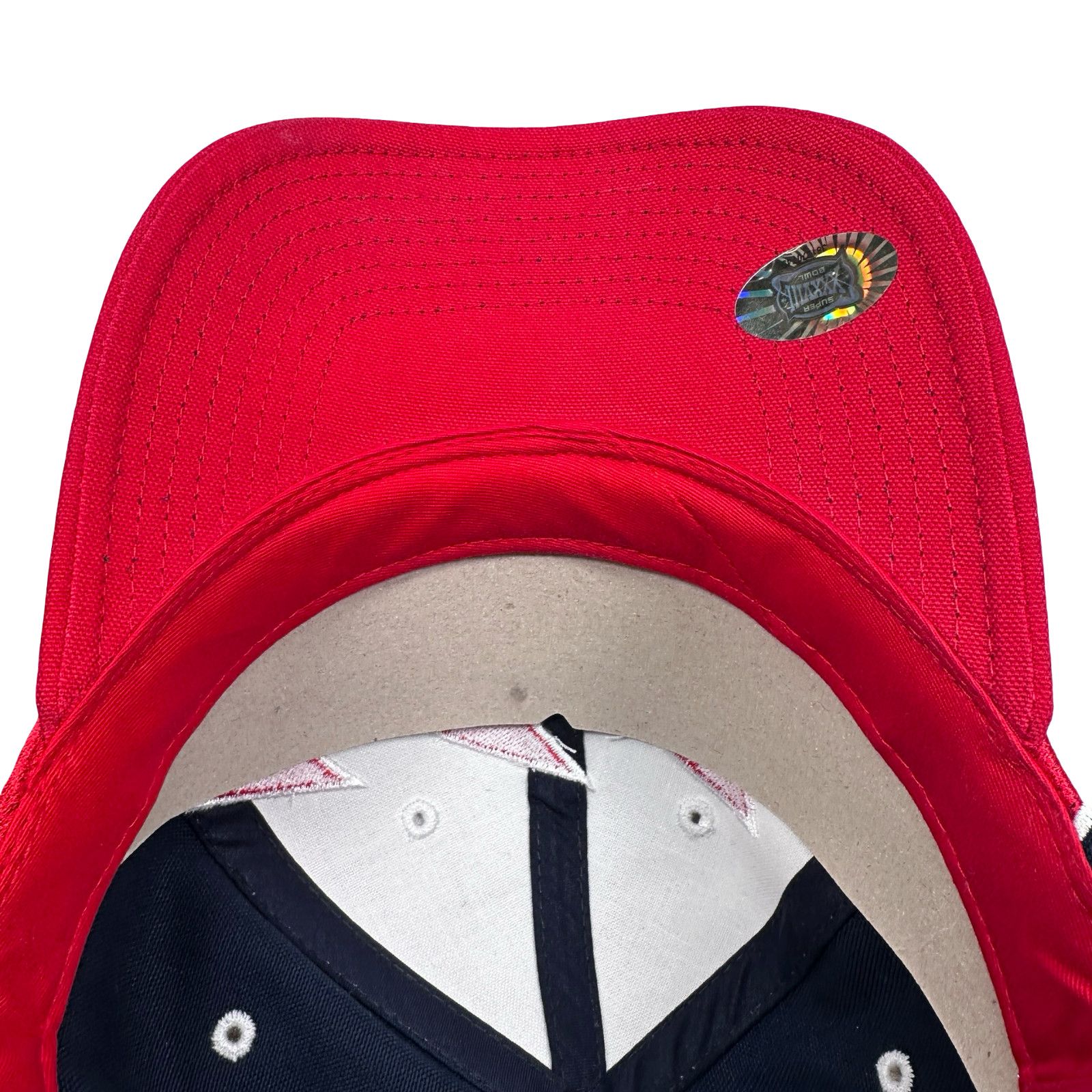 Reebok Vintage 2004 Reebok Super Bowl Patriots Hat Sharktooth Red Size ONE SIZE - 7 Thumbnail