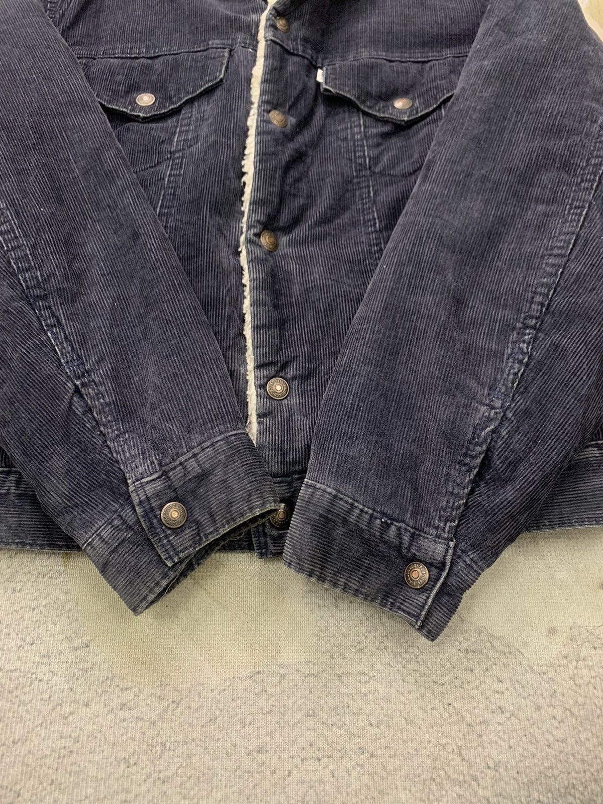Levi's Vtg Levis Corduroi Sherpa Jacket Made in Usa Size US M / EU 48-50 / 2 - 6 Thumbnail