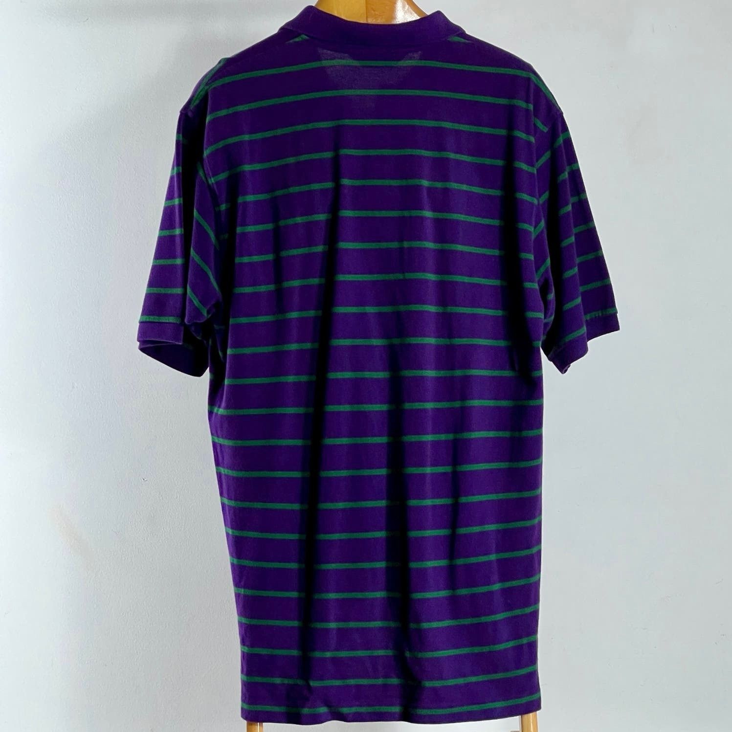 Brooks Brothers Brooks Brothers Men’s Polo Shirt Purple Green Cotton Size L Size US L / EU 52-54 / 3 - 2 Thumbnail