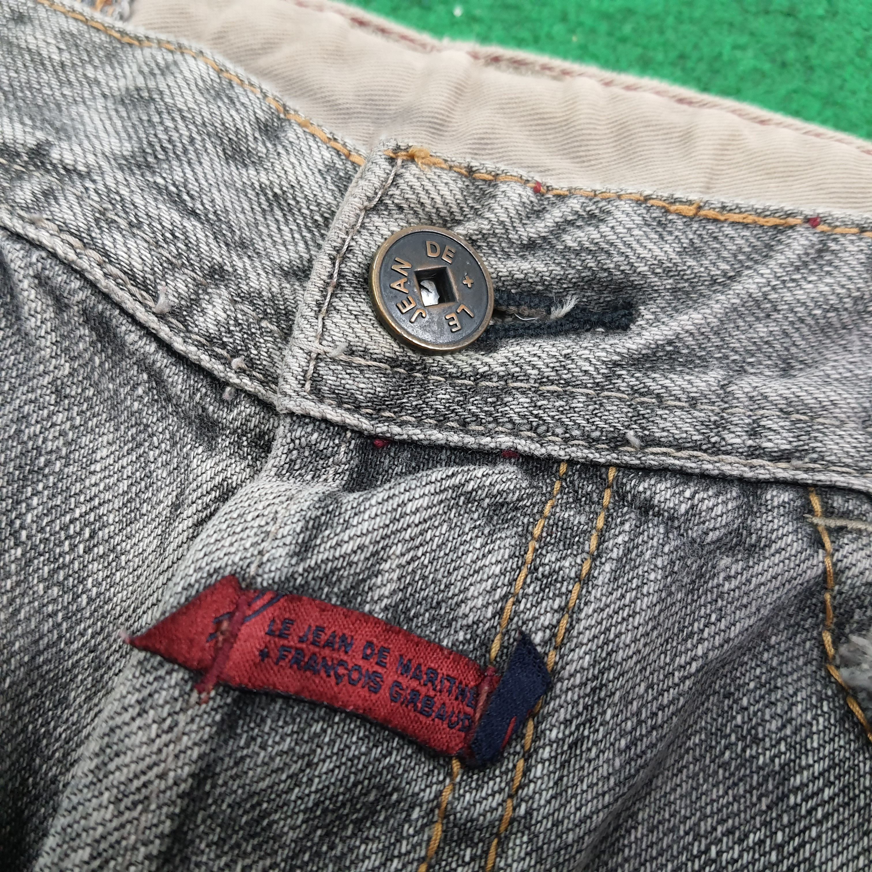 Marithe + Francois Girbaud Vintage Marithe Francois Girbuid Grey Baggy Jeans C280N19 Size US 29 - 9 Thumbnail
