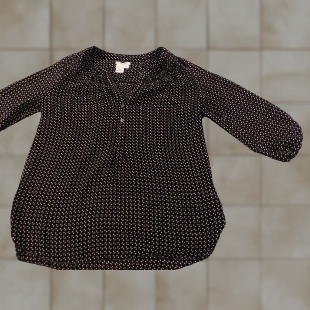 Vintage Sophie Max Blouse Shirt Womens Red Plaid V-Neck Pullover Long Sleeve XS Short Sleeve? Size S / US 4 / IT 40 - 1 Thumbnail