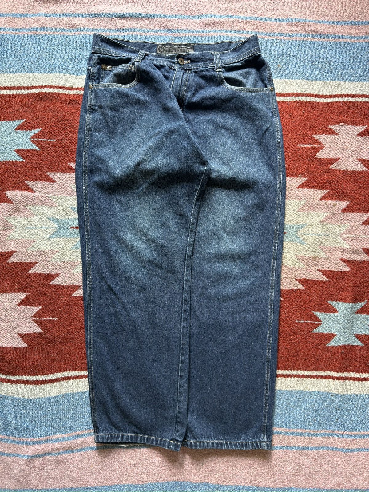 Southpole × Vintage Vintage Y2K Southpole Baggy Jeans Size US 35 - 1 Thumbnail