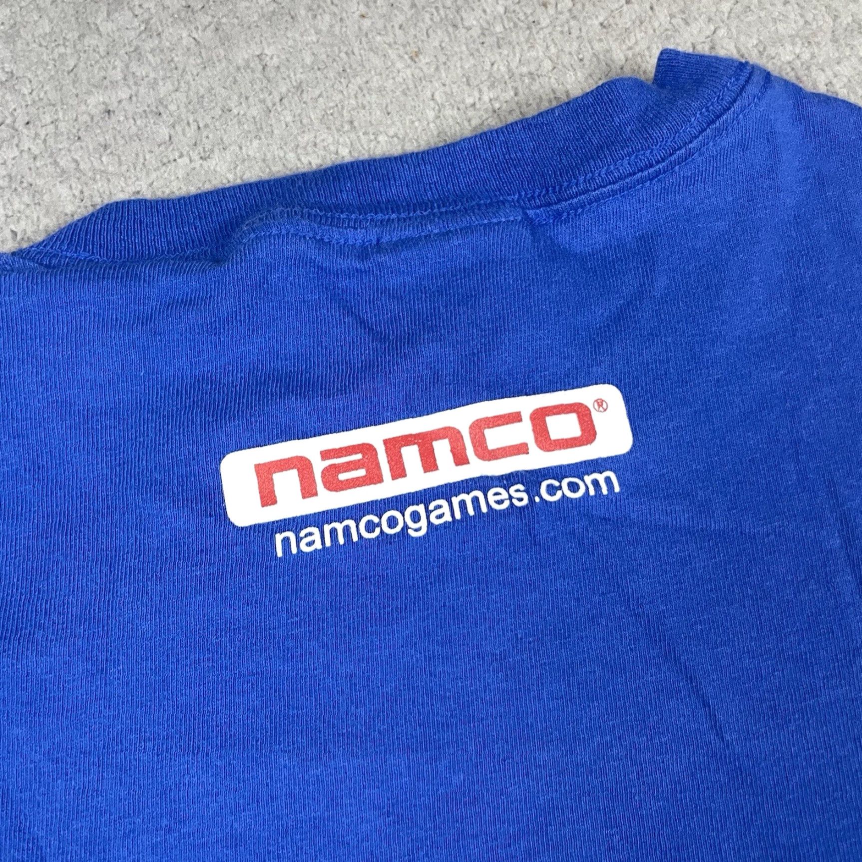 Vintage VINTAGE Pac Man T-Shirt Mens M Blue 90s Cartoon Video Game Funny Sports Pac Man Kart Rally TV Promo Rare M Size US M / EU 48-50 / 2 - 6 Thumbnail