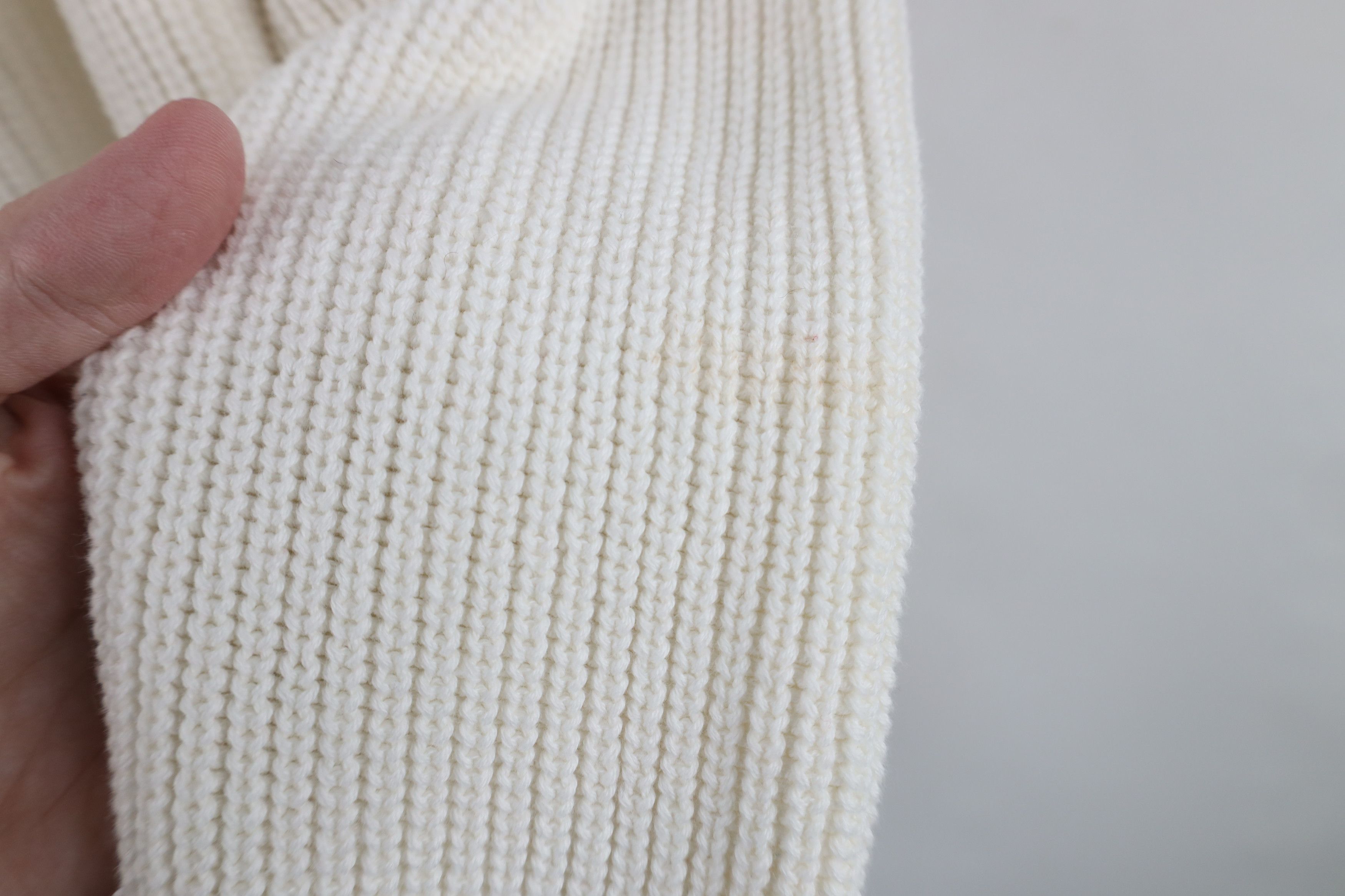 Nautica Vintage 90s Nautica Sailing Chunky Ribbed Knit Sweater White Size US M / EU 48-50 / 2 - 11 Thumbnail