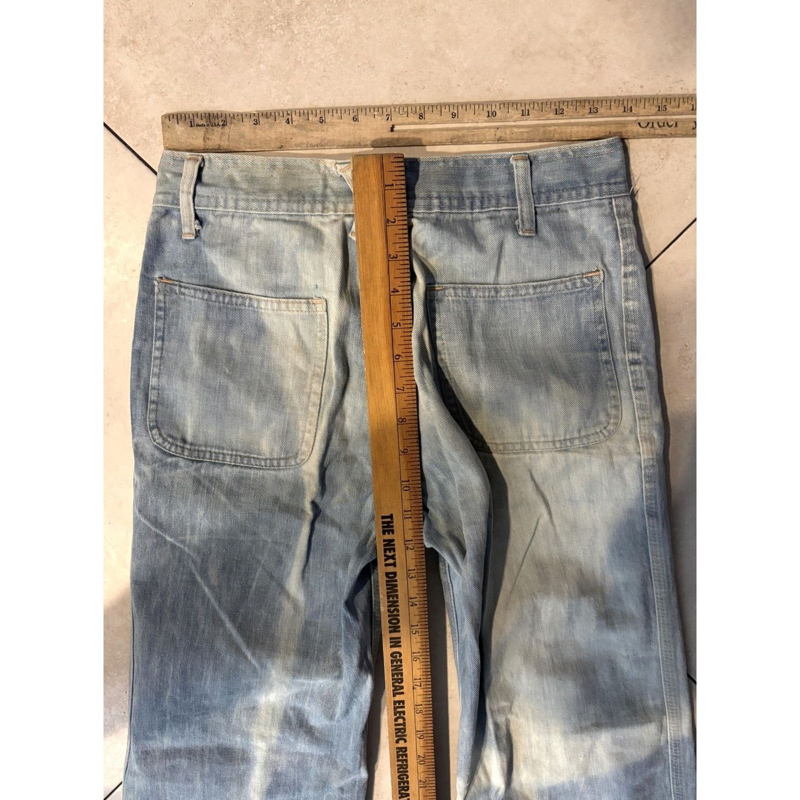 Faded Glory VTG 80's Faded Glory Jeans Womens 9 Light Wash Bootcut Flare Low Rise Denim Blue Cotton Blend Pockets 31 In Inseam Mens Womens Boys Girls Size 30" / US 8 / IT 44 - 7 Thumbnail