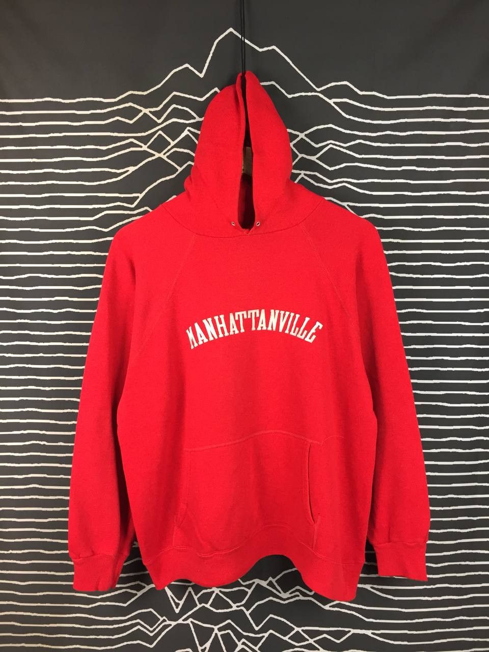 Vintage Vtg 70s 80s Collegiate Pacific Manhattanville College Hoodie Size US L / EU 52-54 / 3 - 2 Thumbnail