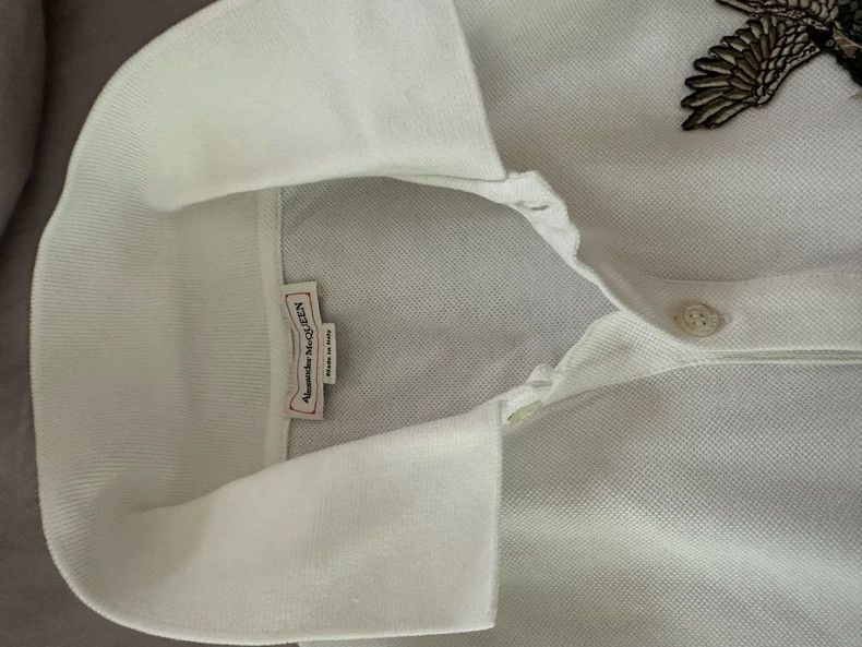 Alexander McQueen Alexander McQUEEN White embroidered short sleeved shirt 250 Size US S / EU 44-46 / 1 - 4 Thumbnail