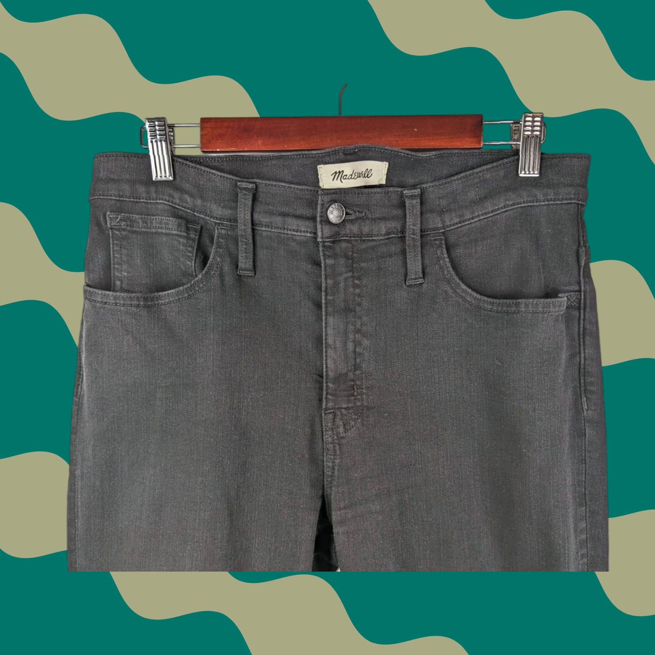Madewell MADewell Roadtripper Jeans Bennett Black Women's SIZE 31 Skinny G7392 Size 24" / US 00 / IT 34 - 1 Thumbnail