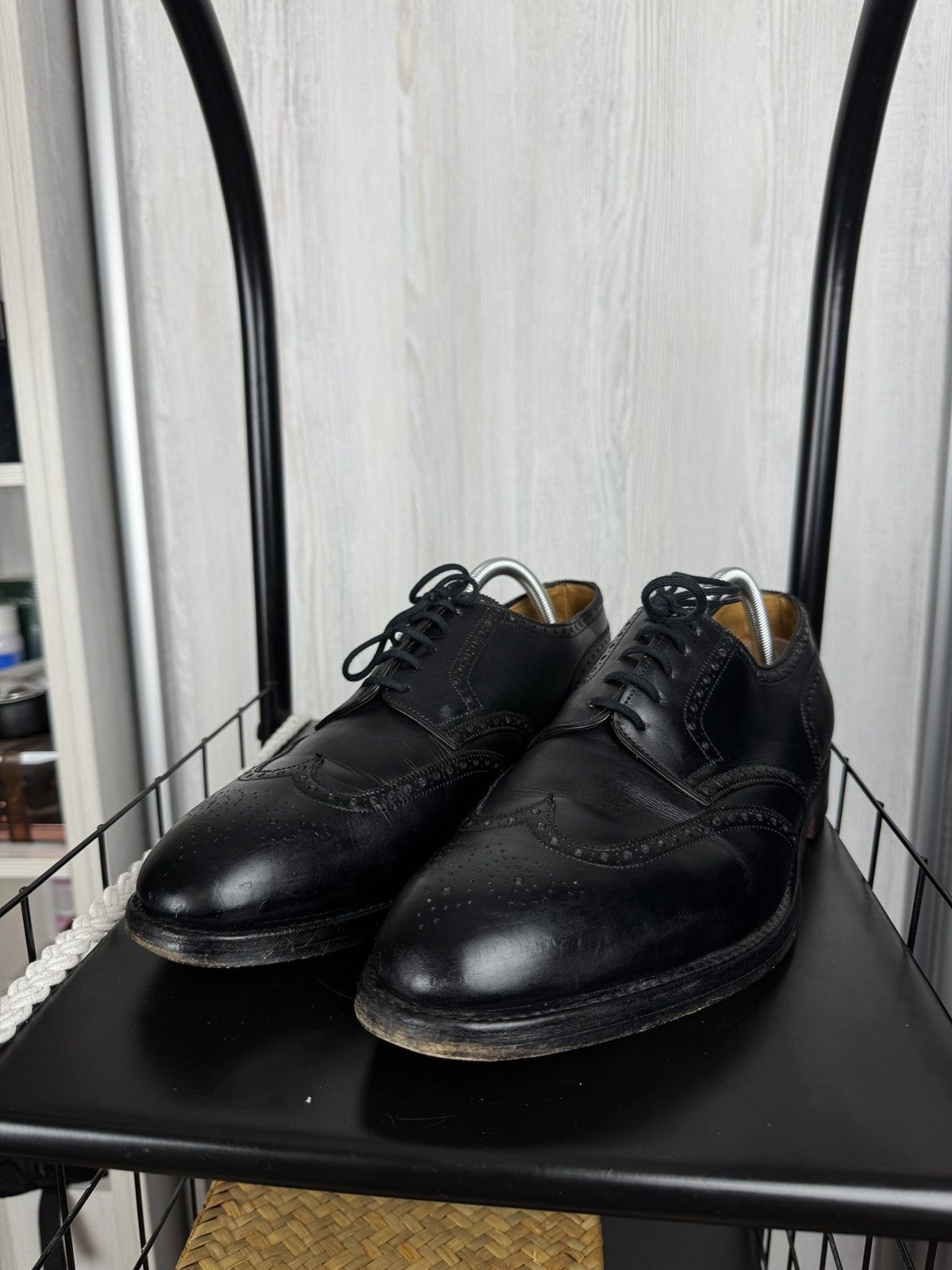 John Lobb John Lobb Darby Black Oxford Derby Classic Shoes 10E Size US 10 / EU 43 - 7 Thumbnail