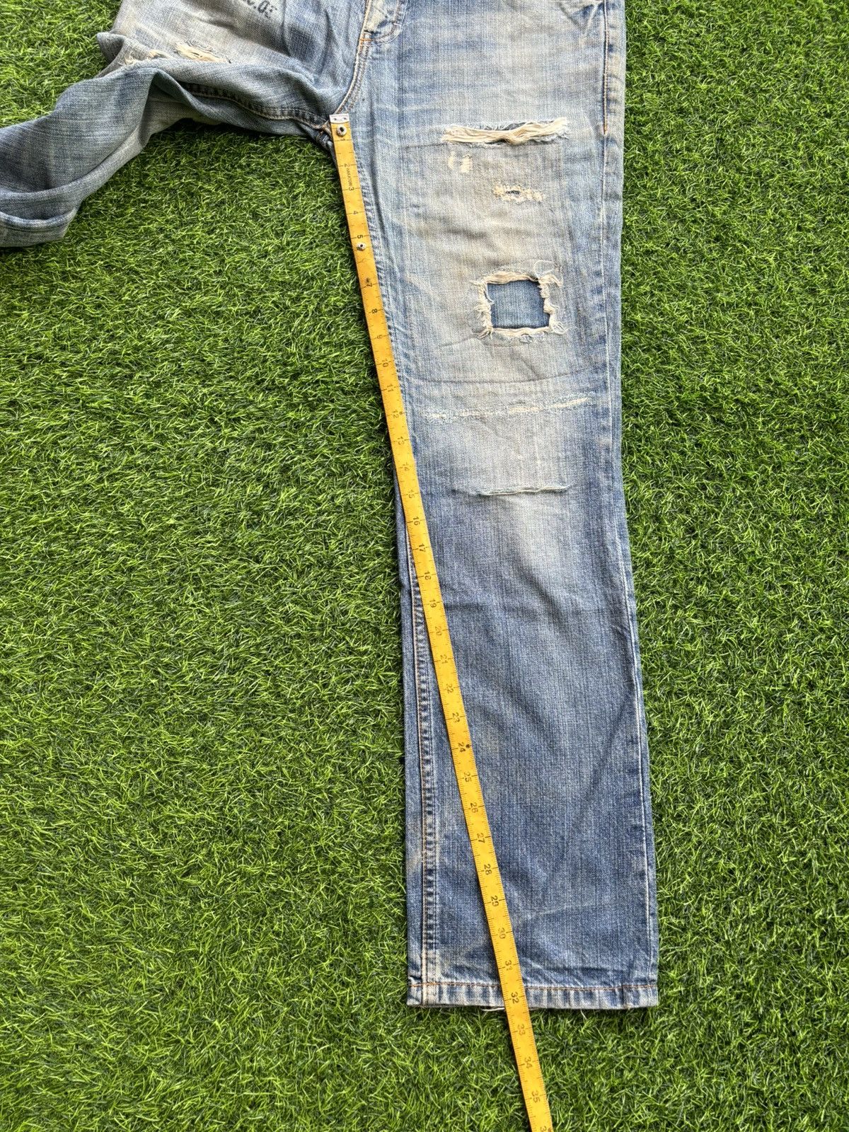Hysteric Glamour Distressed Denim Beach Sound Jeans Size US 33 - 15 Thumbnail