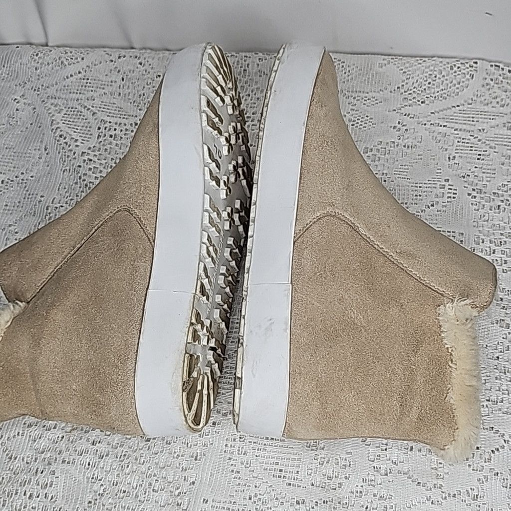 Rebecca Minkoff Rebecca Minkoff Shelly Sherpa cowhide leather tan boots 7 Size US 7 / IT 37 - 8 Thumbnail