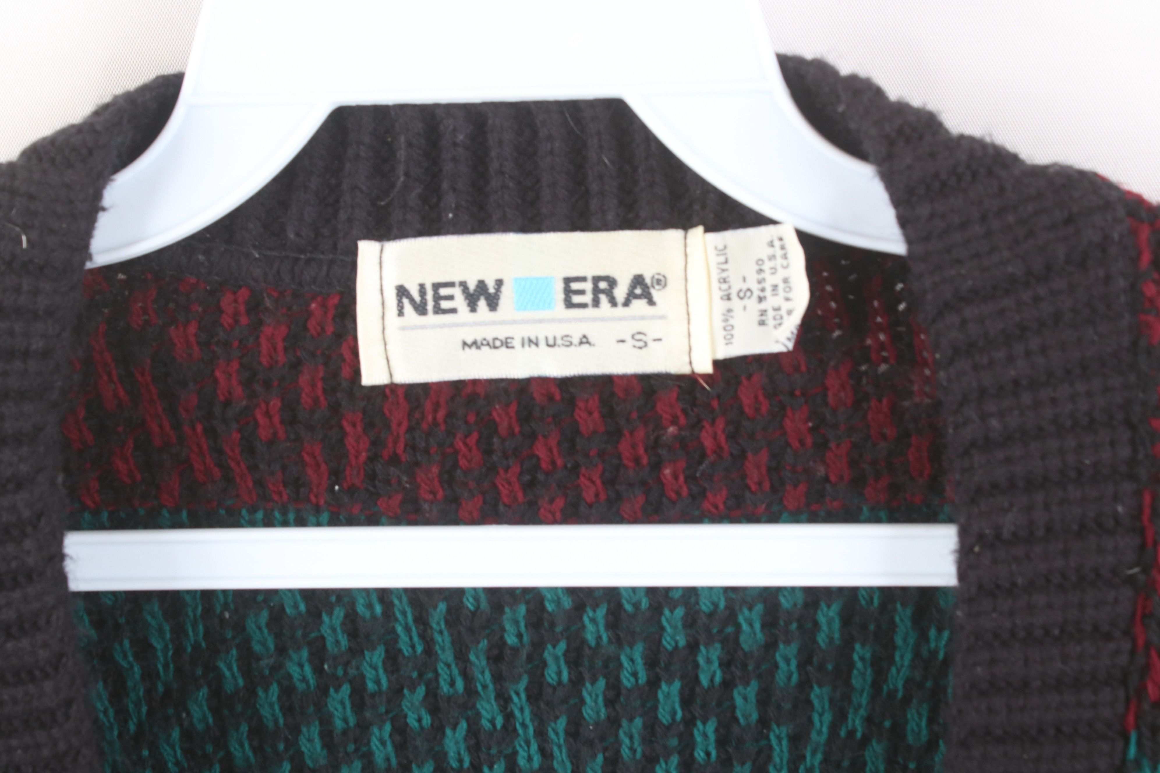 Vintage Vintage 90s Streetwear Chunky Knit Cardigan Sweater USA Size US S / EU 44-46 / 1 - 5 Thumbnail