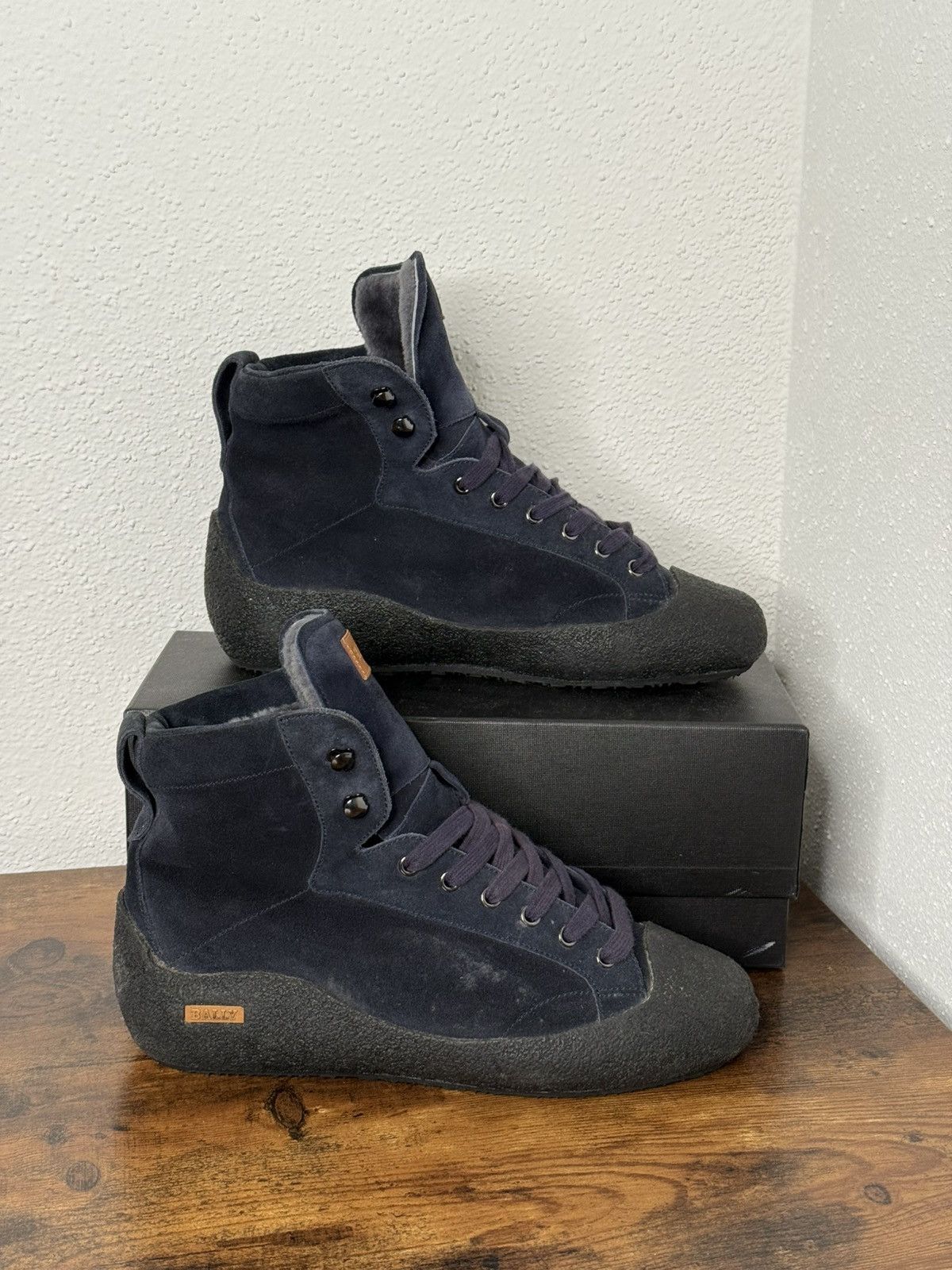 Bally BALLY Men's Suede Ankle Boots Ellon Fur Size US 8 / EU 41 - 2 Thumbnail