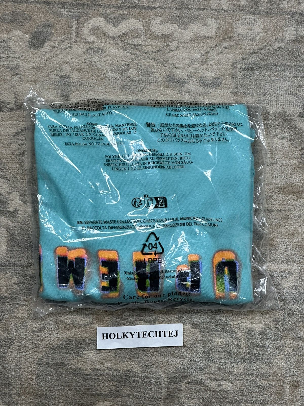 Supreme Supreme Stencil Tee - Teal - XL - FW23 Size US XL / EU 56 / 4 - 6 Thumbnail
