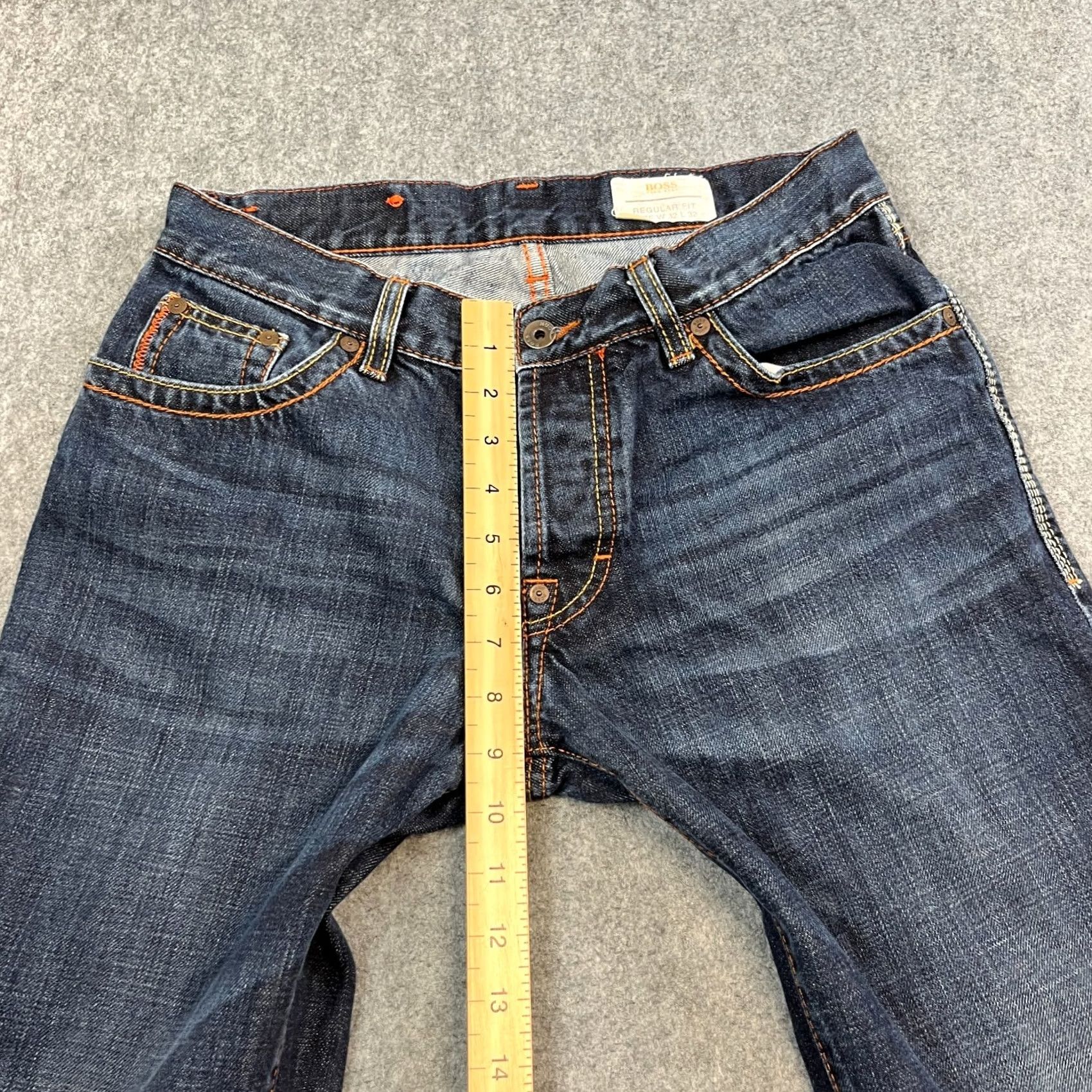 Hugo Boss HUGO BOSS Jeans Relaxed Straight 30 30 Denim 5-Pocket Dark Wash Blue Cotton Mens Regular Size 30 Size US 30 / EU 46 - 5 Thumbnail