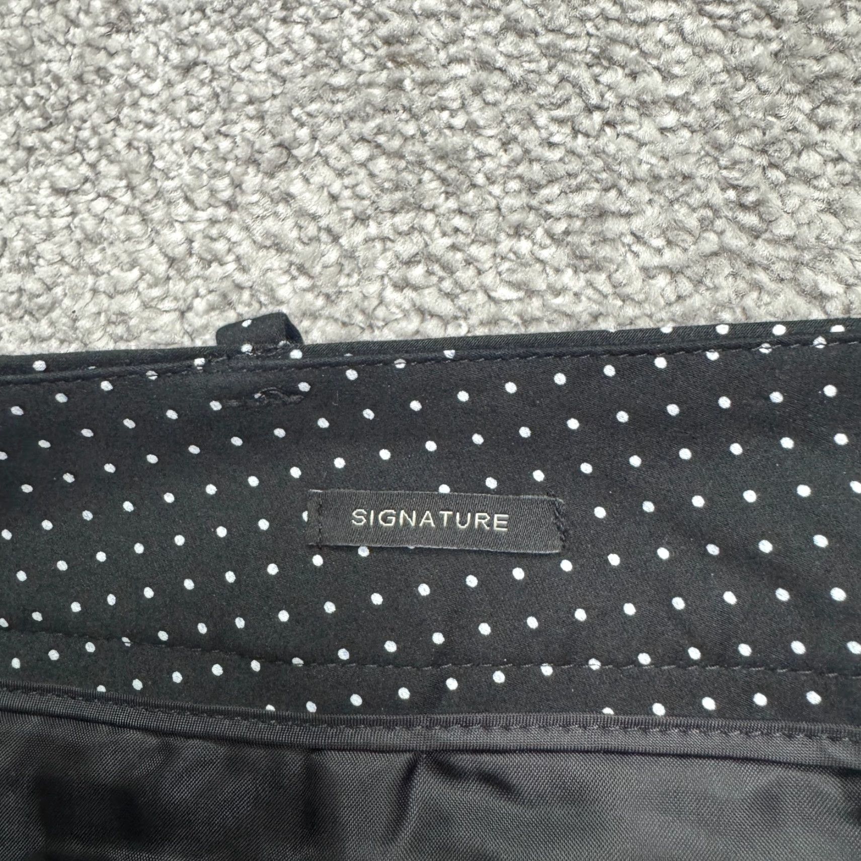 Talbots VINTAGE Talbots Nautical Polka Dot Dress Pants Womens 8 Black Business Casual Workwear Modern Classic Size 30" / US 8 / IT 44 - 6 Thumbnail