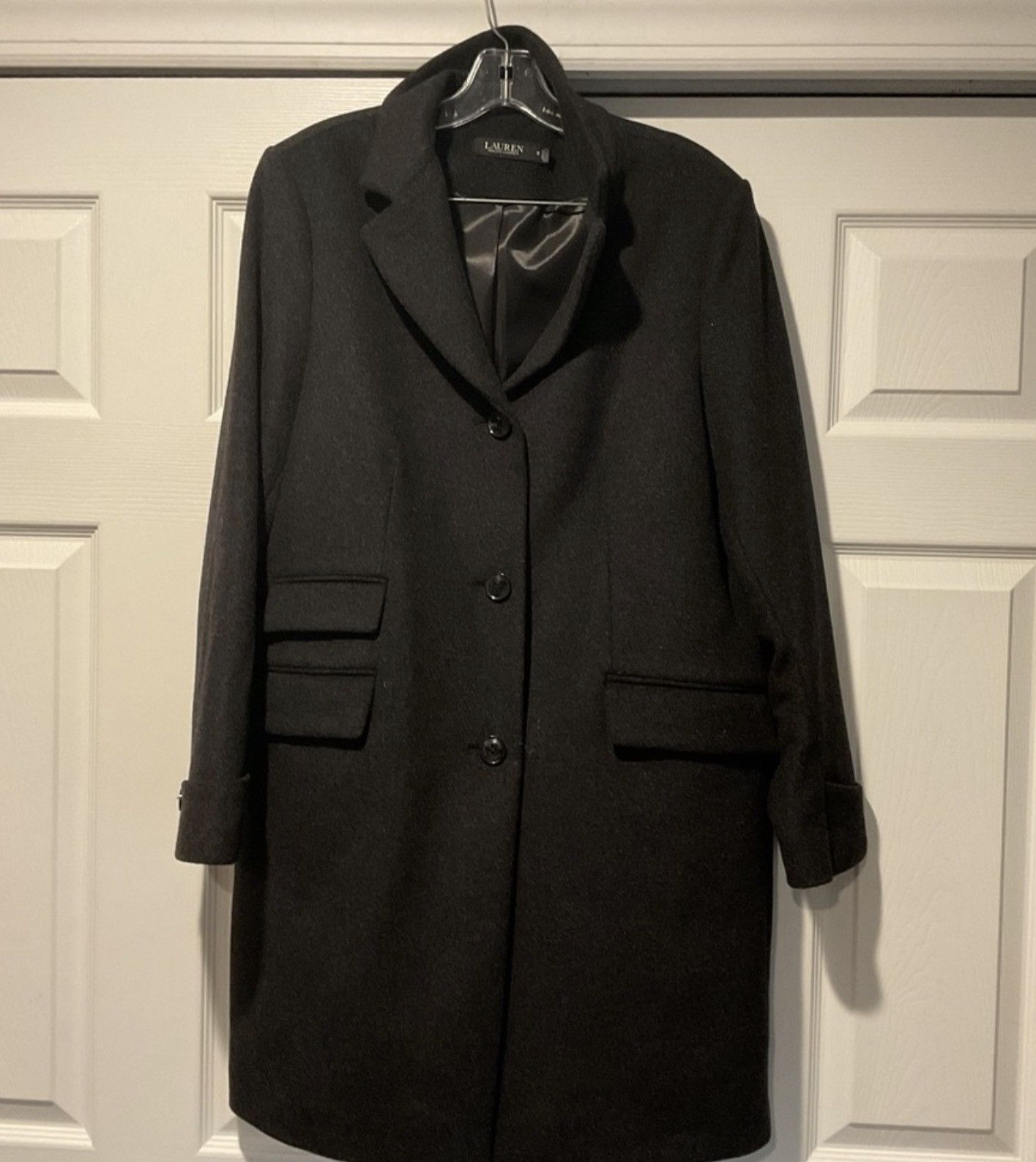 Polo Ralph Lauren Ralph Lauren Black Label Wool Charcoal Gray Long Trench Coat Size XL / US 12-14 / IT 48-50 - 1 Thumbnail