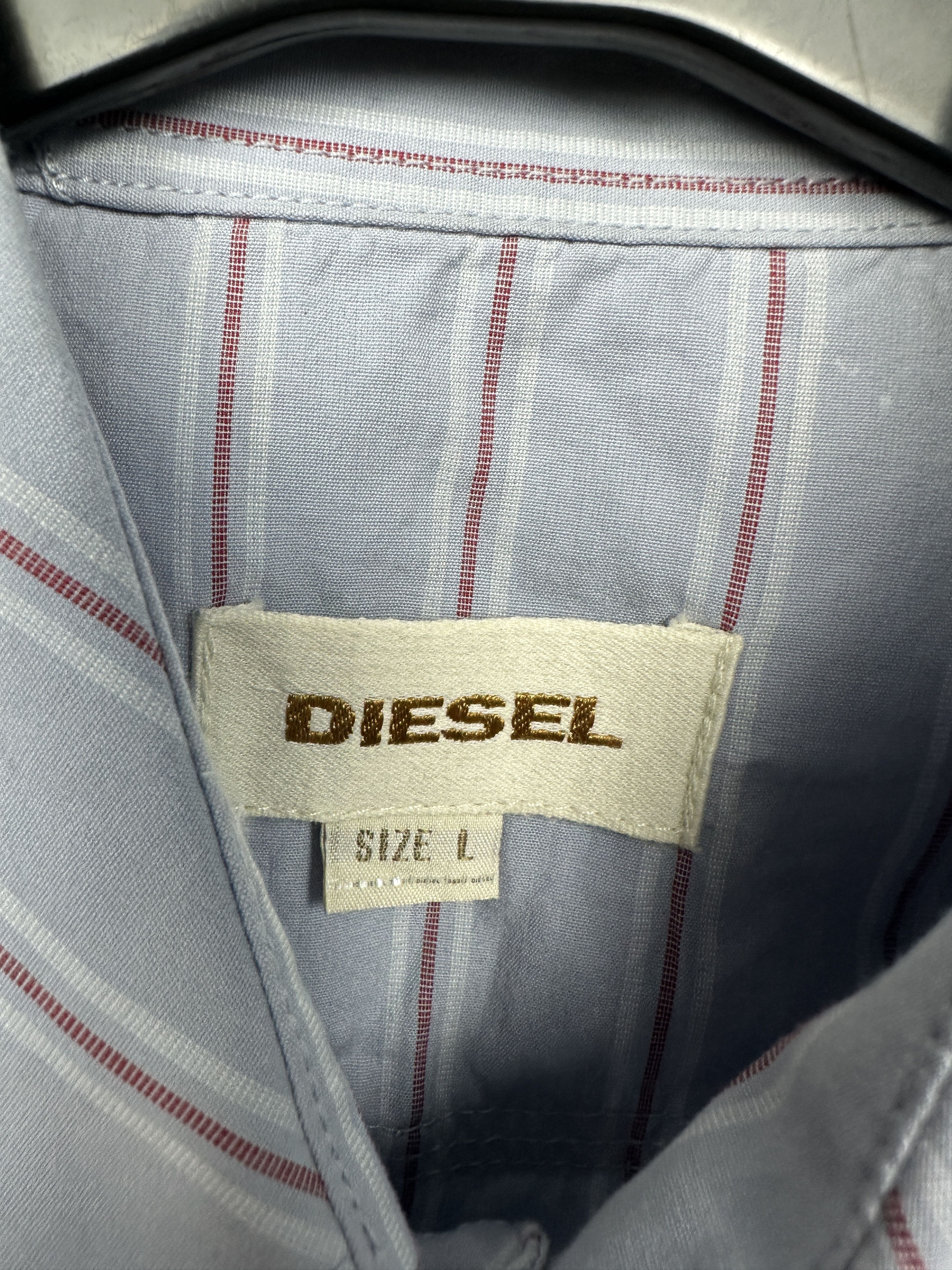 Diesel Diesel Mens Short Sleeve Shirt Size US L / EU 52-54 / 3 - 3 Thumbnail